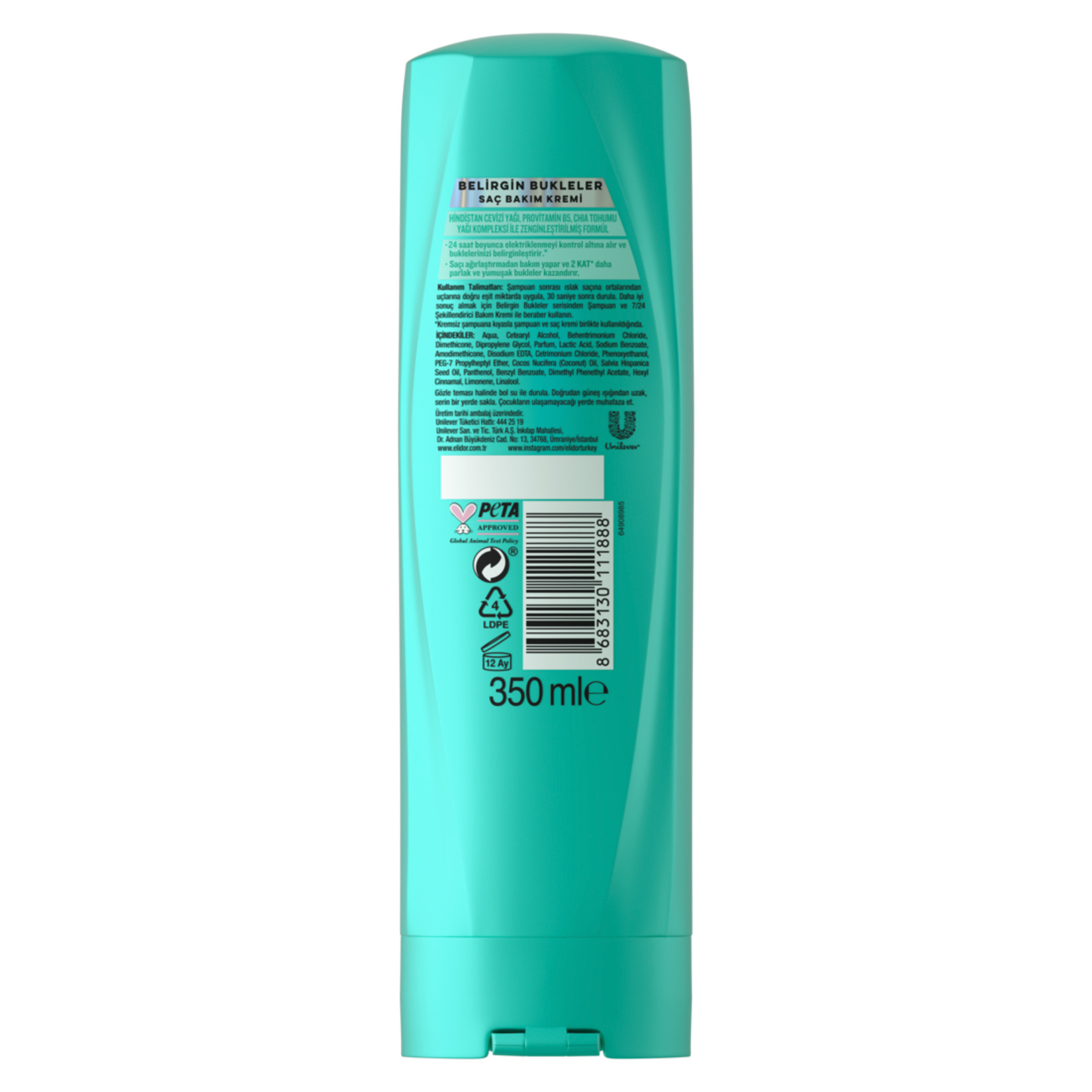 Elidor Belirgin Bukleler Saç Kremi 350 Ml - Görsel 2