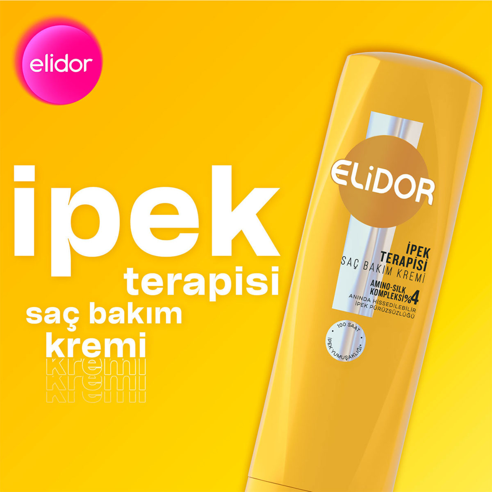 Elidor İpek Terapisi Saç Kremi 350 Ml - Görsel 3