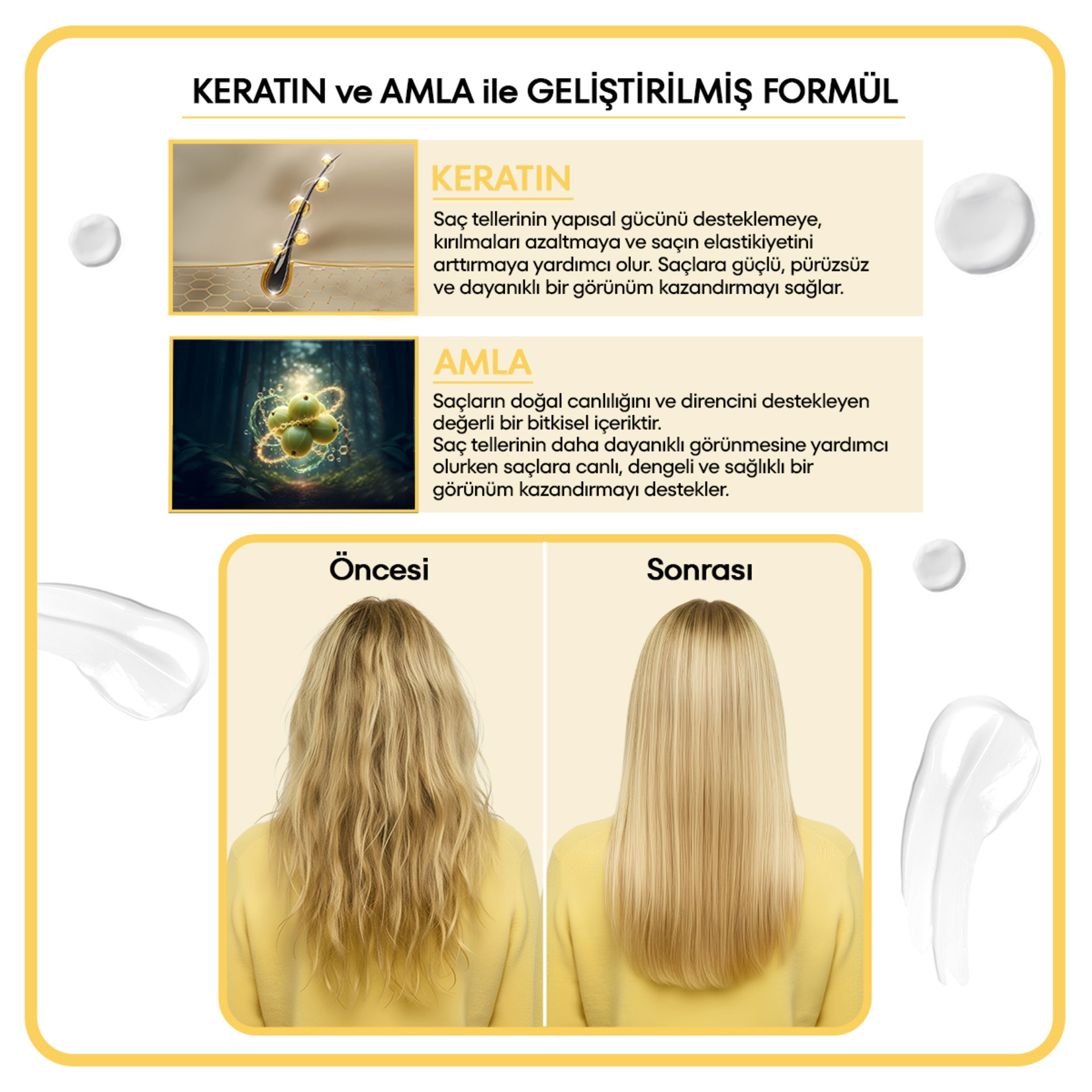 Morfose Metamorfose Onarıcı Bakım Saç Kremi 250 Ml - Görsel 4