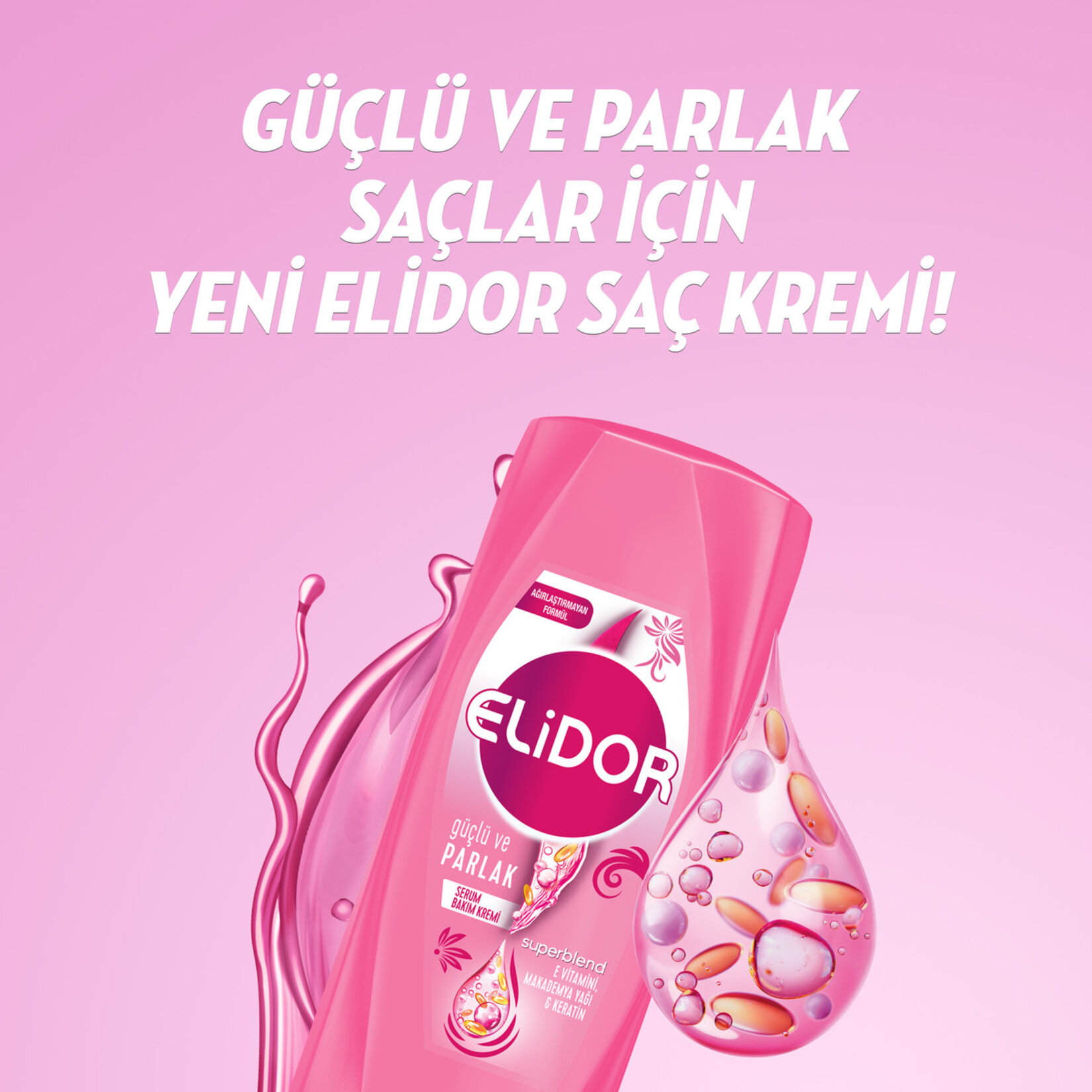 Elidor Serum Bakım Kremi Güçlü Ve Parlak 350 Ml - Görsel 3
