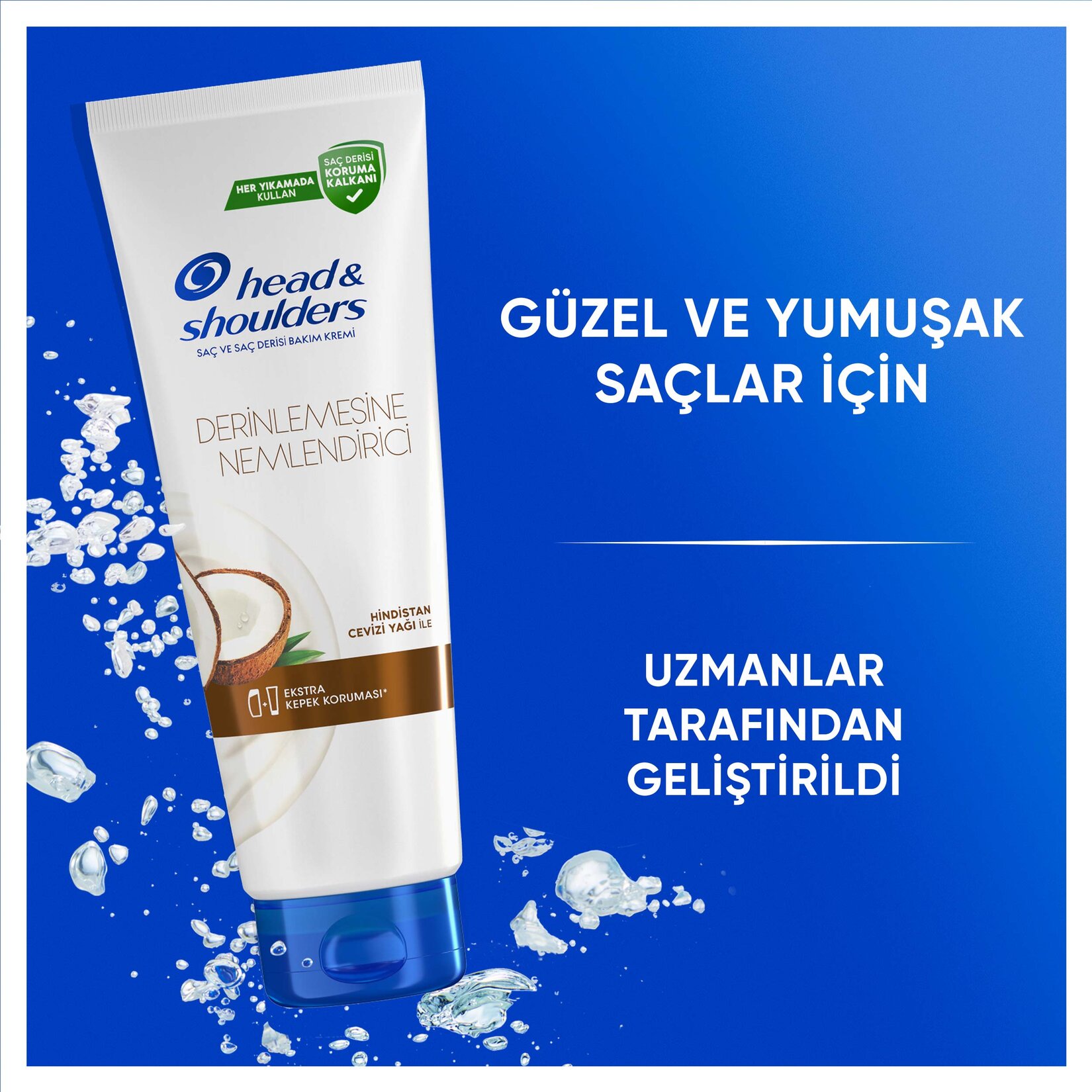 Head & Shoulders Derin Nemlendirici Kepek Hindistan Cevizi Yağlı Saç Kremi 275 ML - Görsel 7
