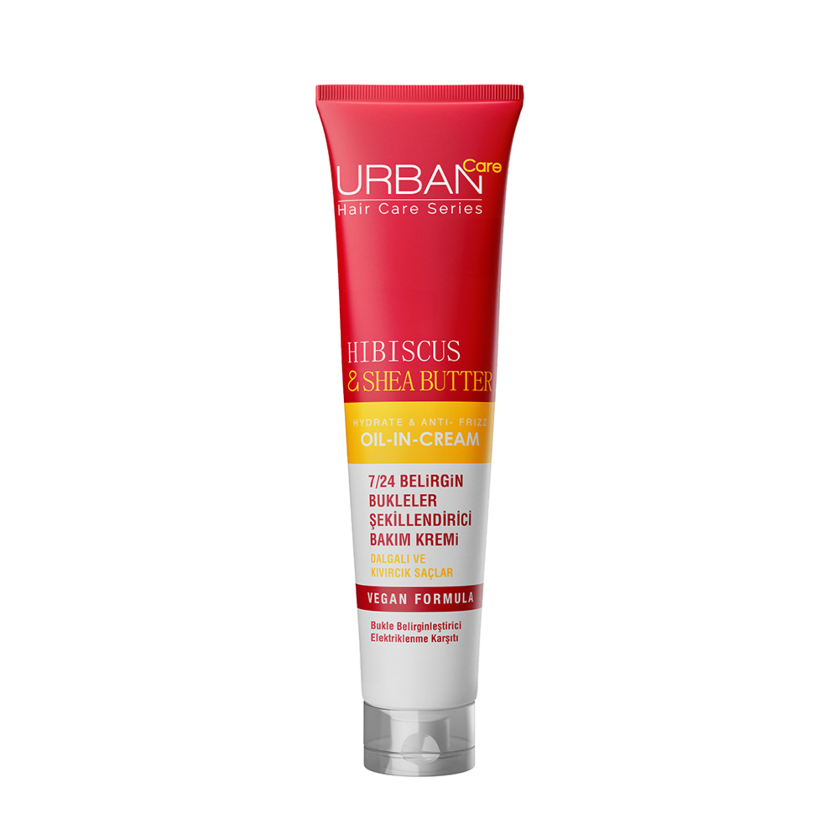URBAN Care Curl Hibiscus 7/24 Durulanmayan Bakım Kremi175ml - Görsel 1