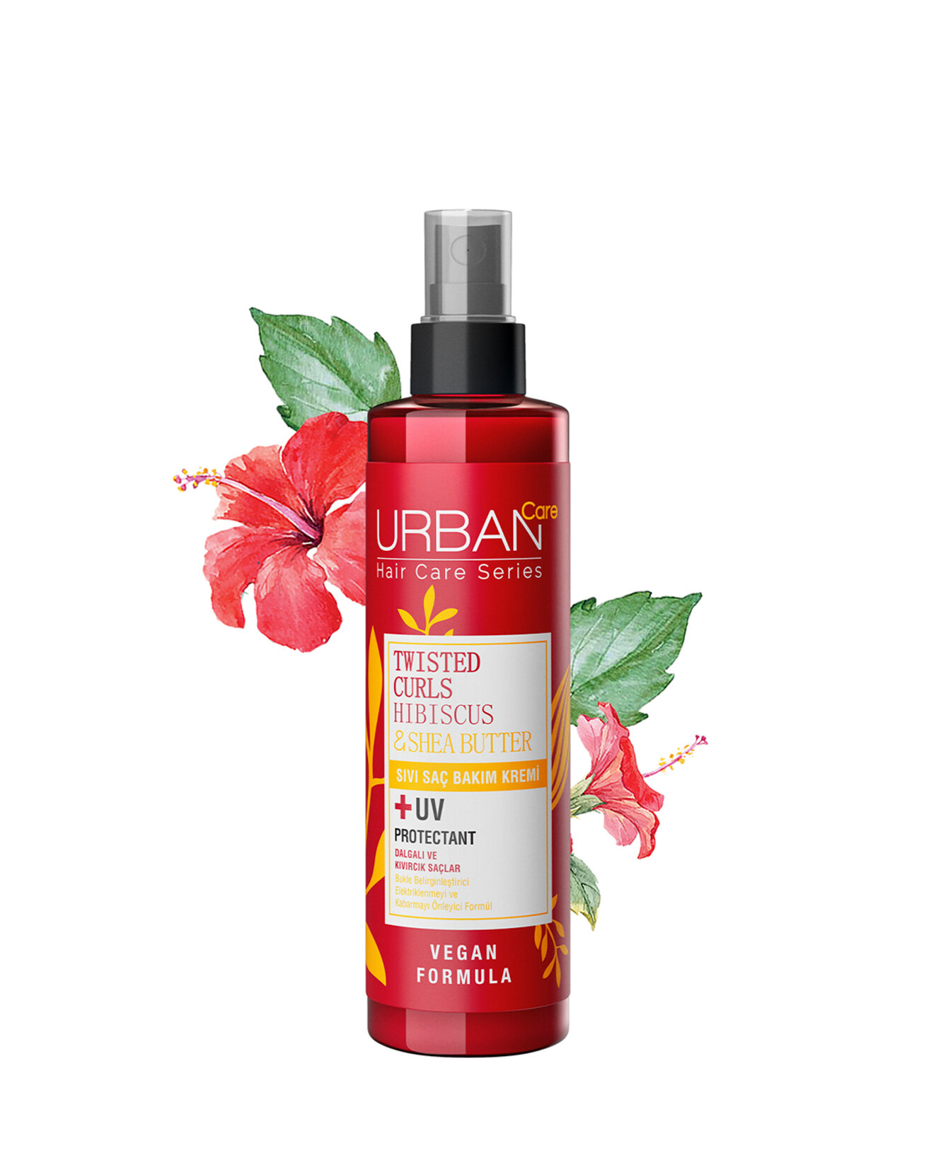 URBAN Care Curl Hibiscus Sıvı Saç Bakım Kremi 200ml - Görsel 3