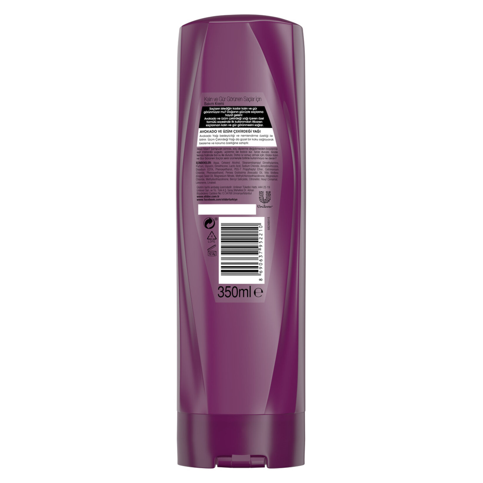 Elidor Doğanın Enerjisi Avokado Saç Kremi 350 Ml - Görsel 3