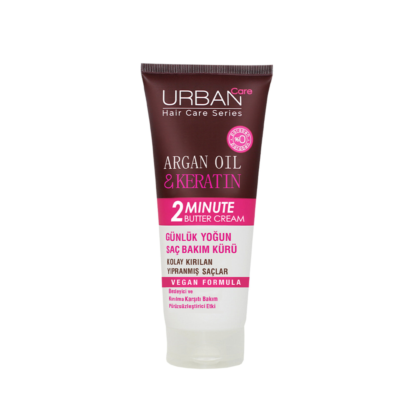 URBAN Care Argan OilKeratin 2Minute ButterCream Maske 200Ml - Görsel 1