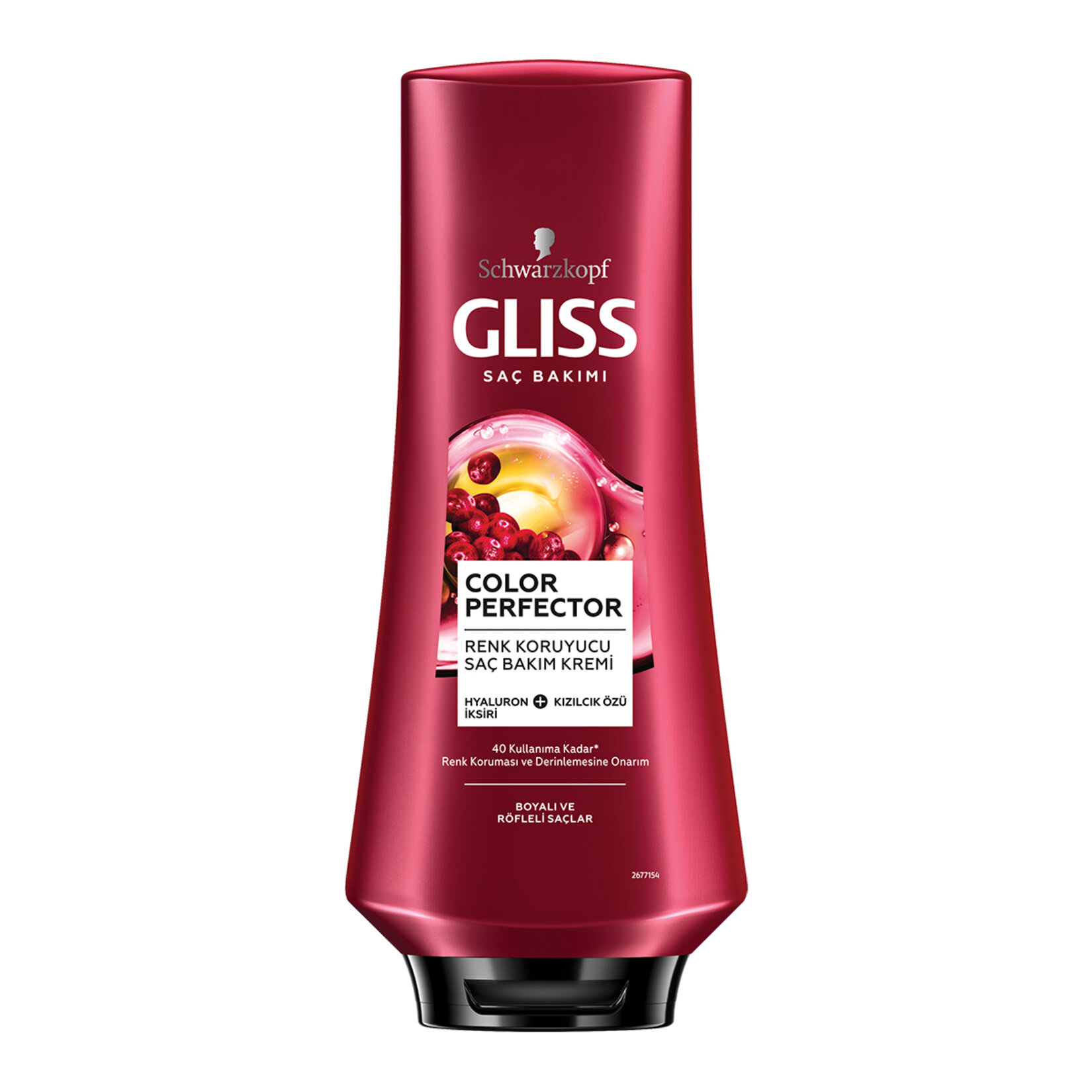 Gliss Color Perfector Renk Koruyucu Saç Bakım Kremi - Hyaluron İksiri ve Kızılcık Özü ile 360 ml