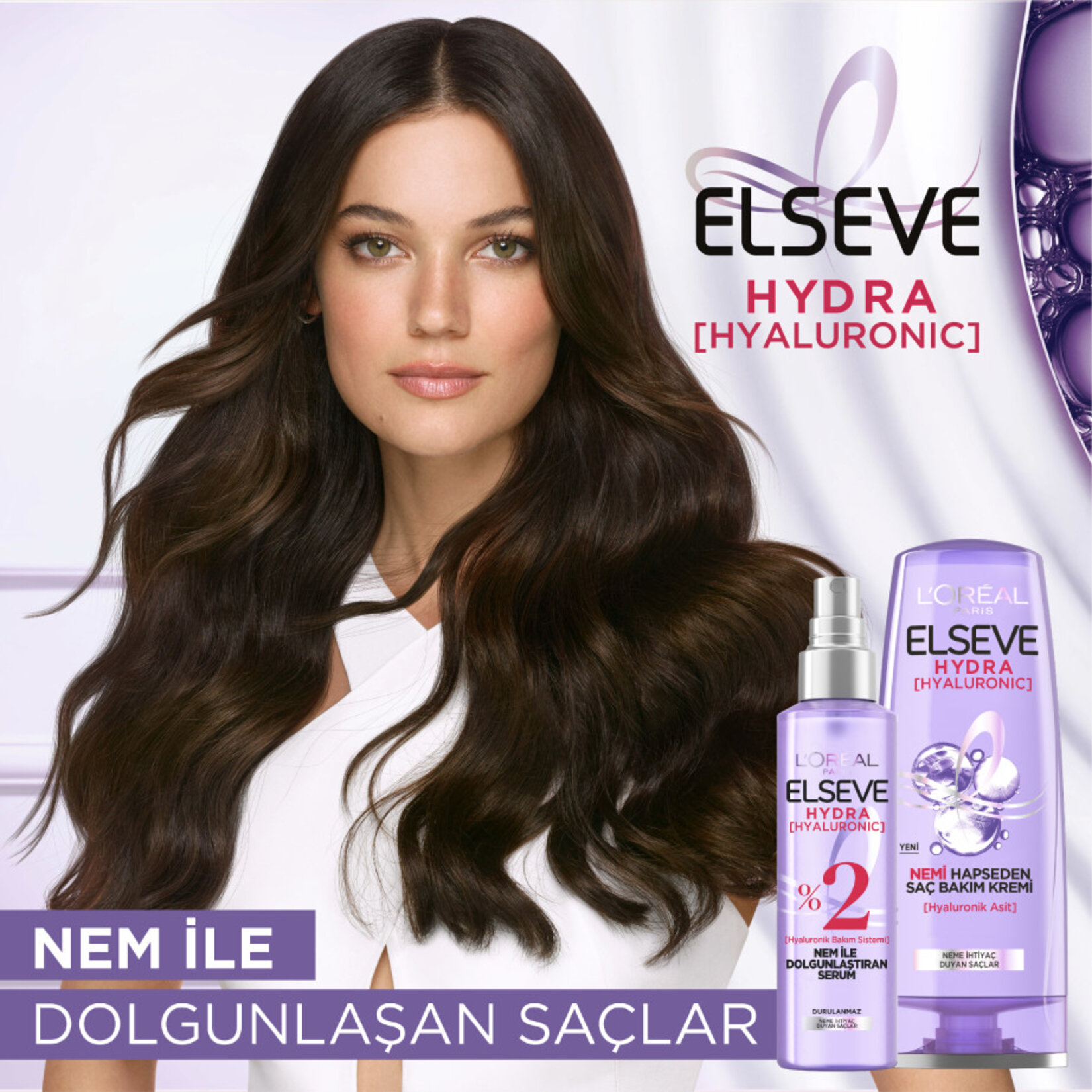 L'Oréal Paris Elseve Hydra [Hyaluronic] Nemi Hapseden Saç Bakım Kremi 390 Ml - Görsel 4
