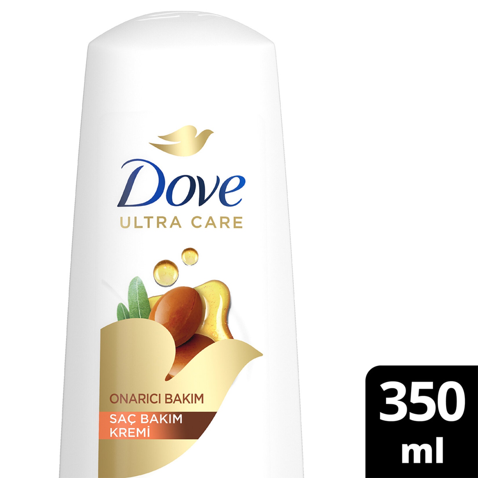 Dove Ultra Care Saç Bakım Kremi Onarıcı Bakım Argan Yağı 350 ml - Görsel 2