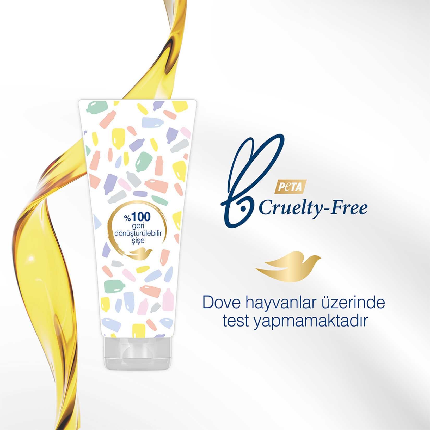 Dove Serum Saç Bakım Kremi Argan Yağı Onarıcı Bakım 170 ml - Görsel 5