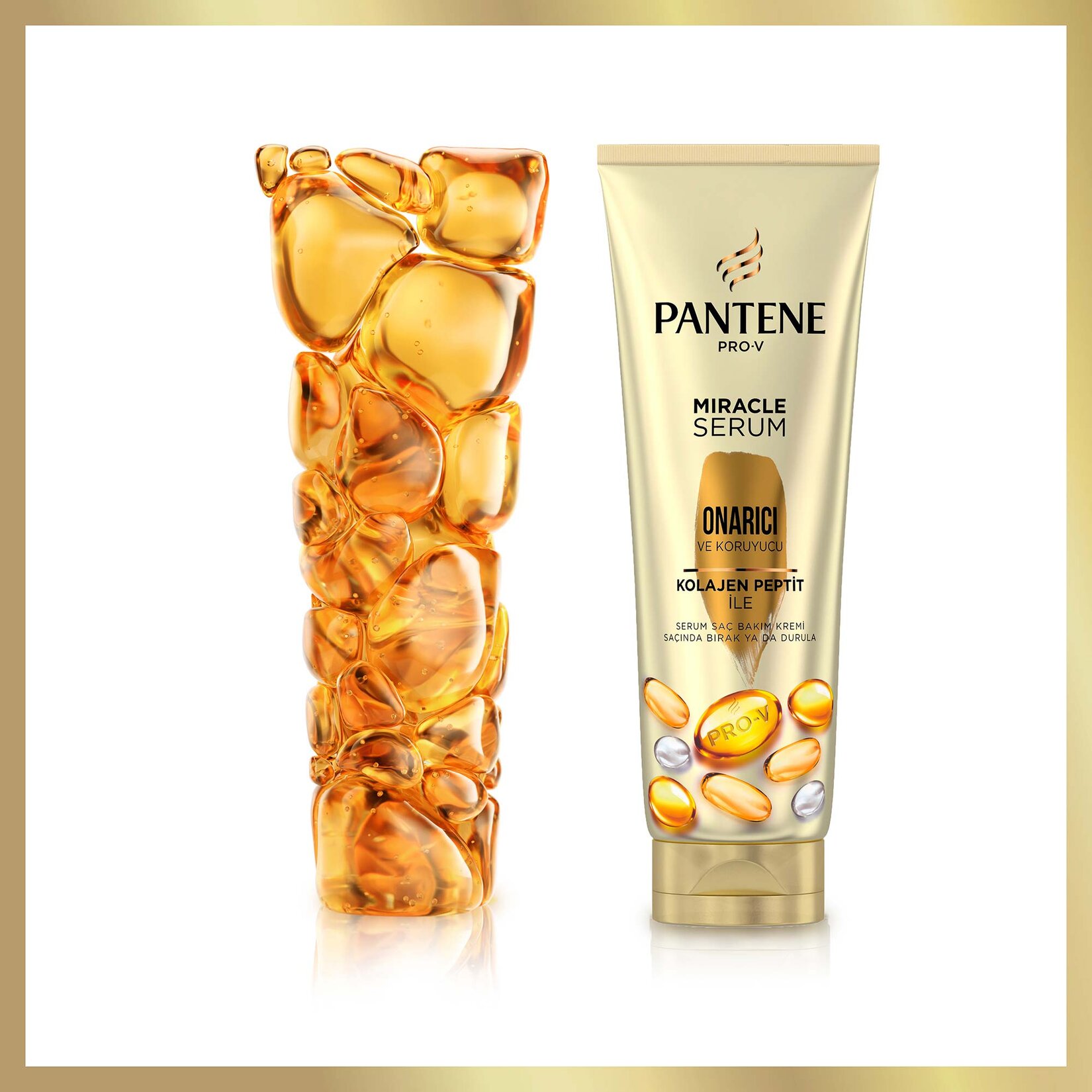 Pantene Miracle Onarıcı ve Koruyucu Serum Saç Bakım Kremi 200 ml - Görsel 2