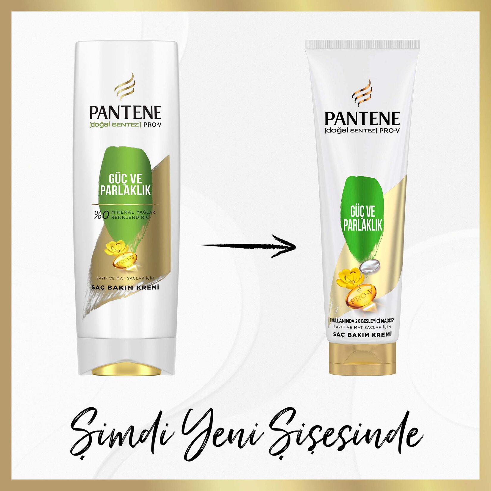 Pantene Doğal Sentez Güç ve Parlaklık Saç Bakım Kremi 275 Ml - Görsel 5