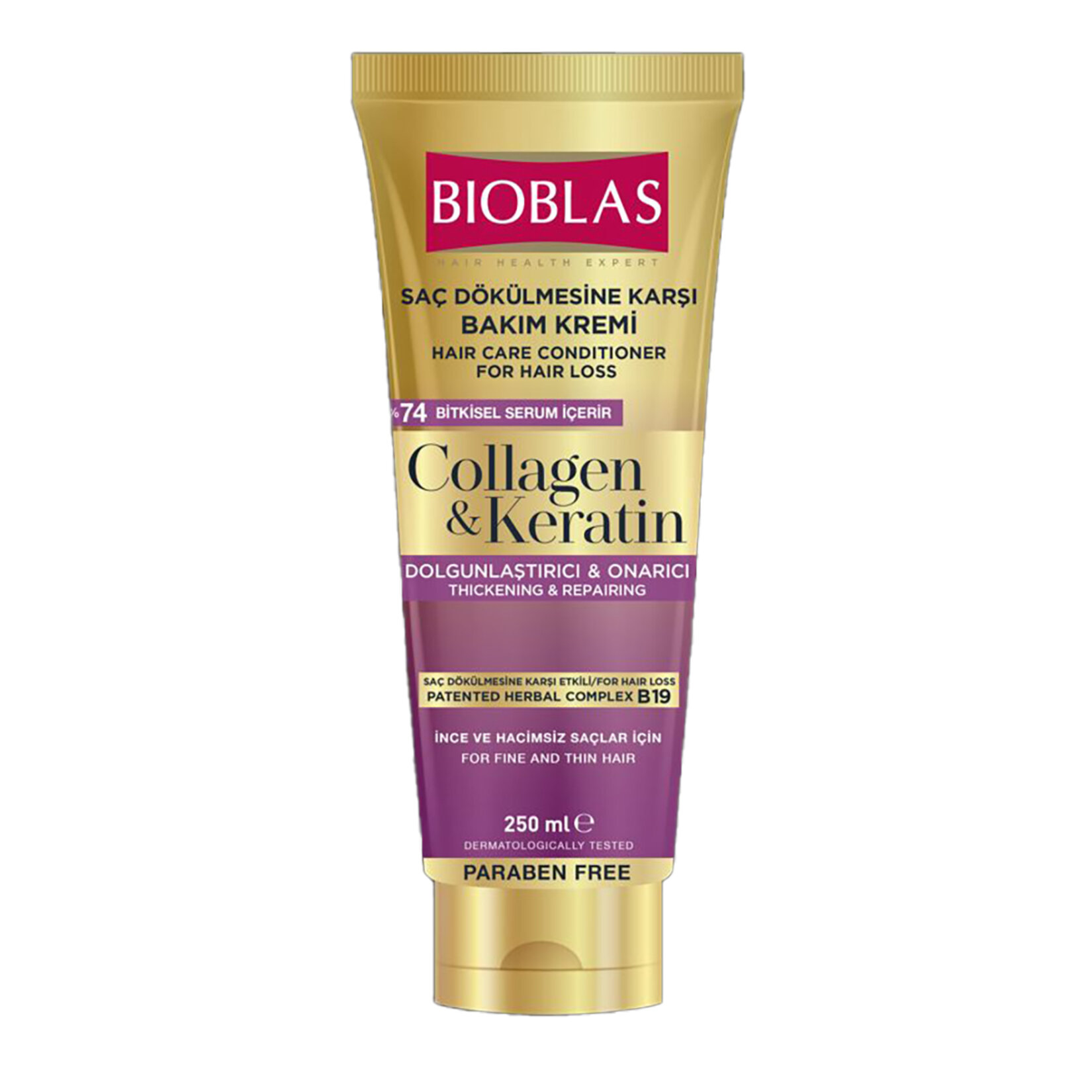 Bioblas Saç Kremi (Kolajen&Keratin) 250 Ml