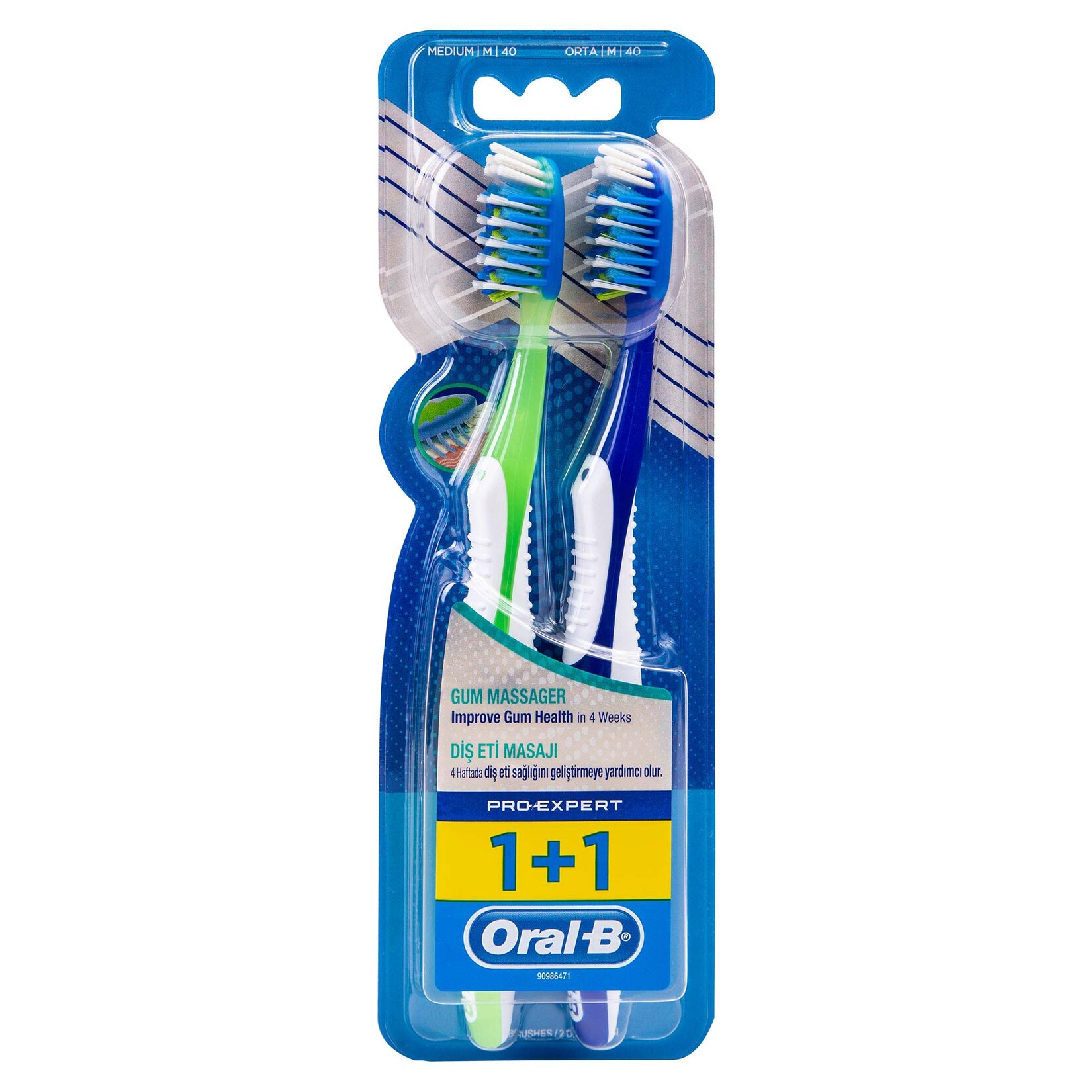 Oral-B Diş Fırçası Proexpert Massager 40 Med 1+1 - Görsel 3