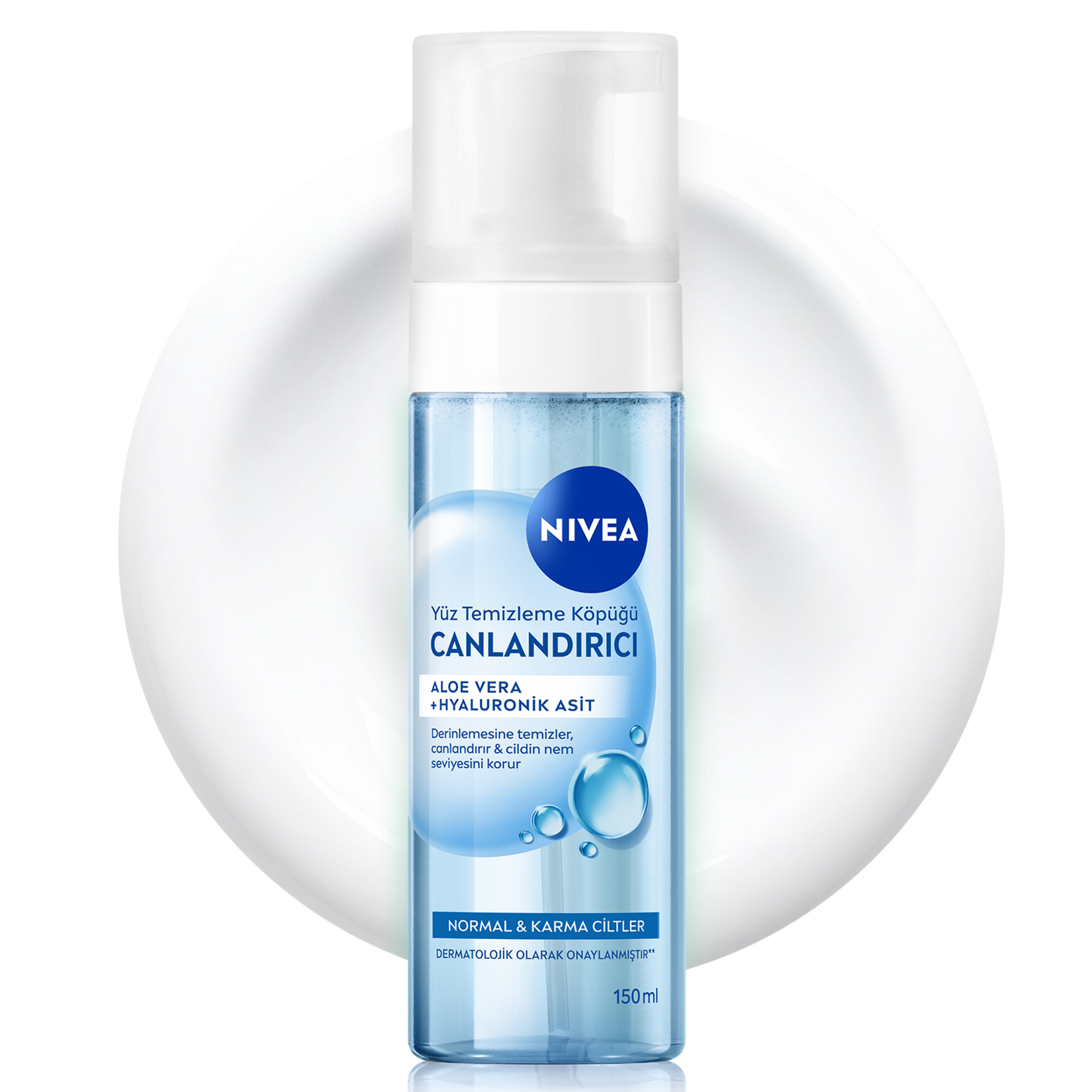 NIVEA Canlandırıcı Yüz Temizleme Köpüğü 150 Ml - Görsel 1