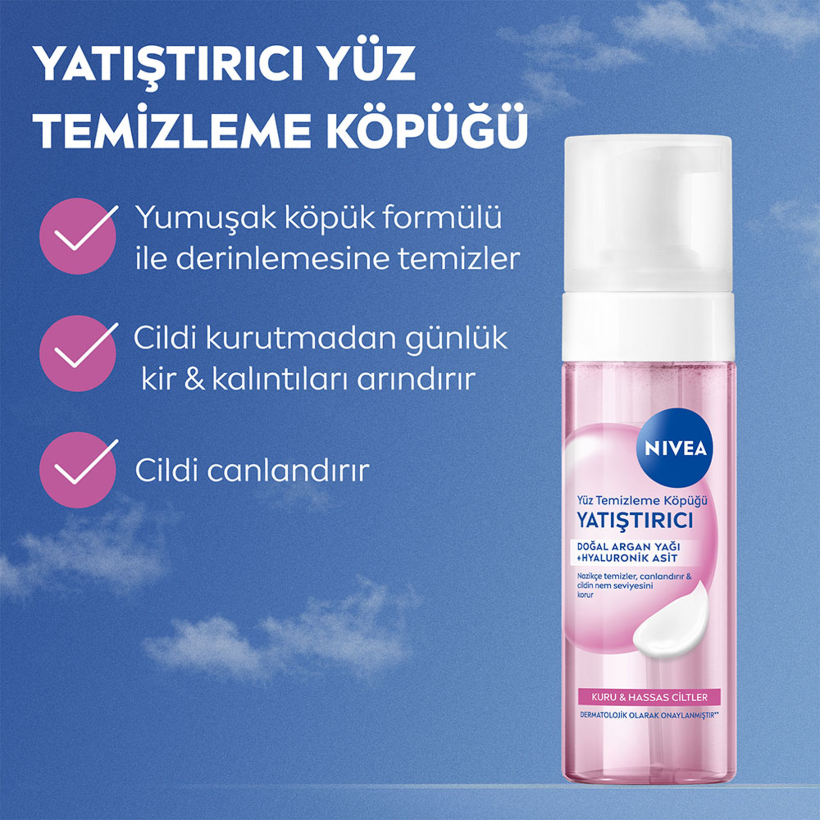 NIVEA Yatıştırıcı Yüz Temizleme Köpüğü 150 Ml - Görsel 3