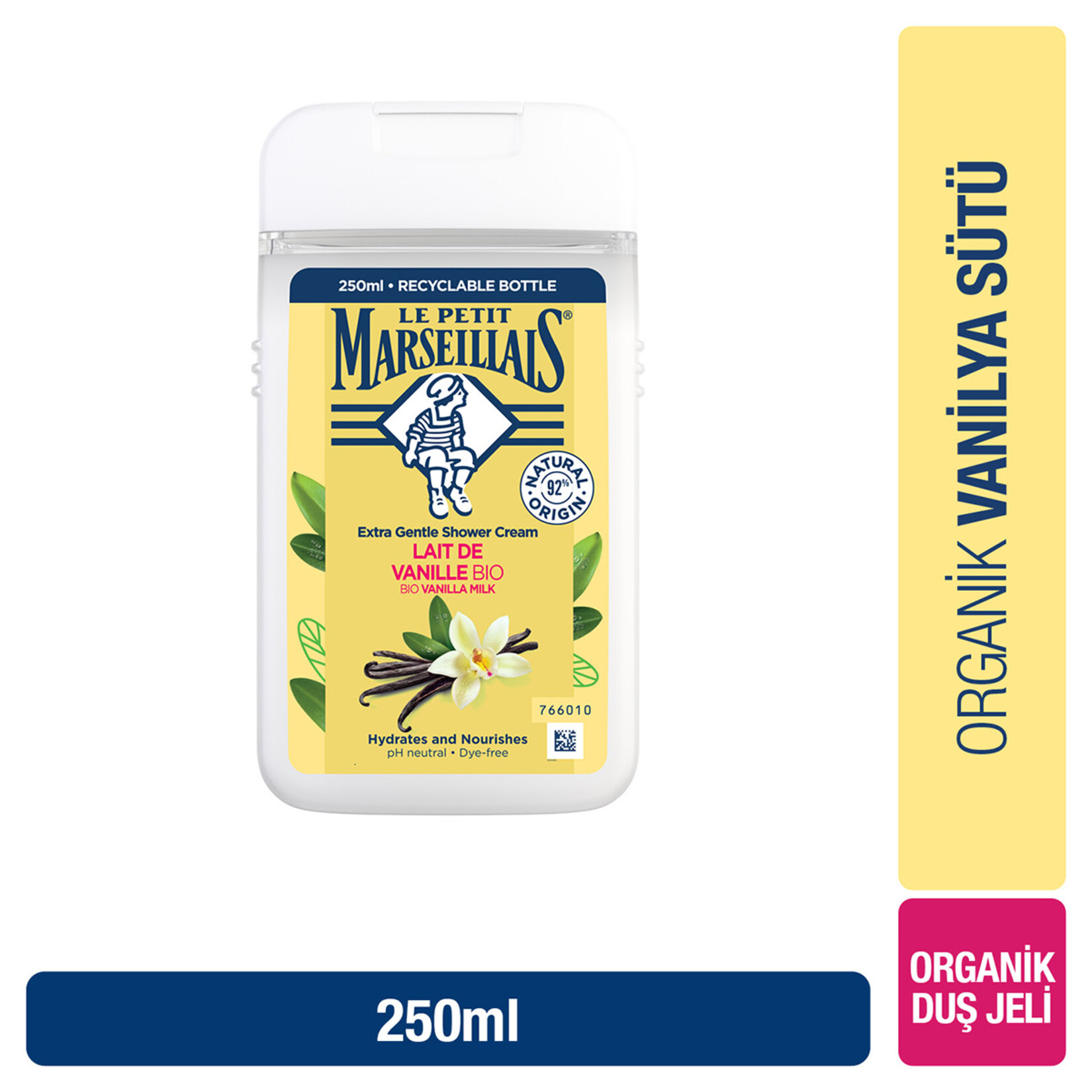 Le Petit Marseillais Vanilya Sütü Duş Jeli 250 Ml - Görsel 2