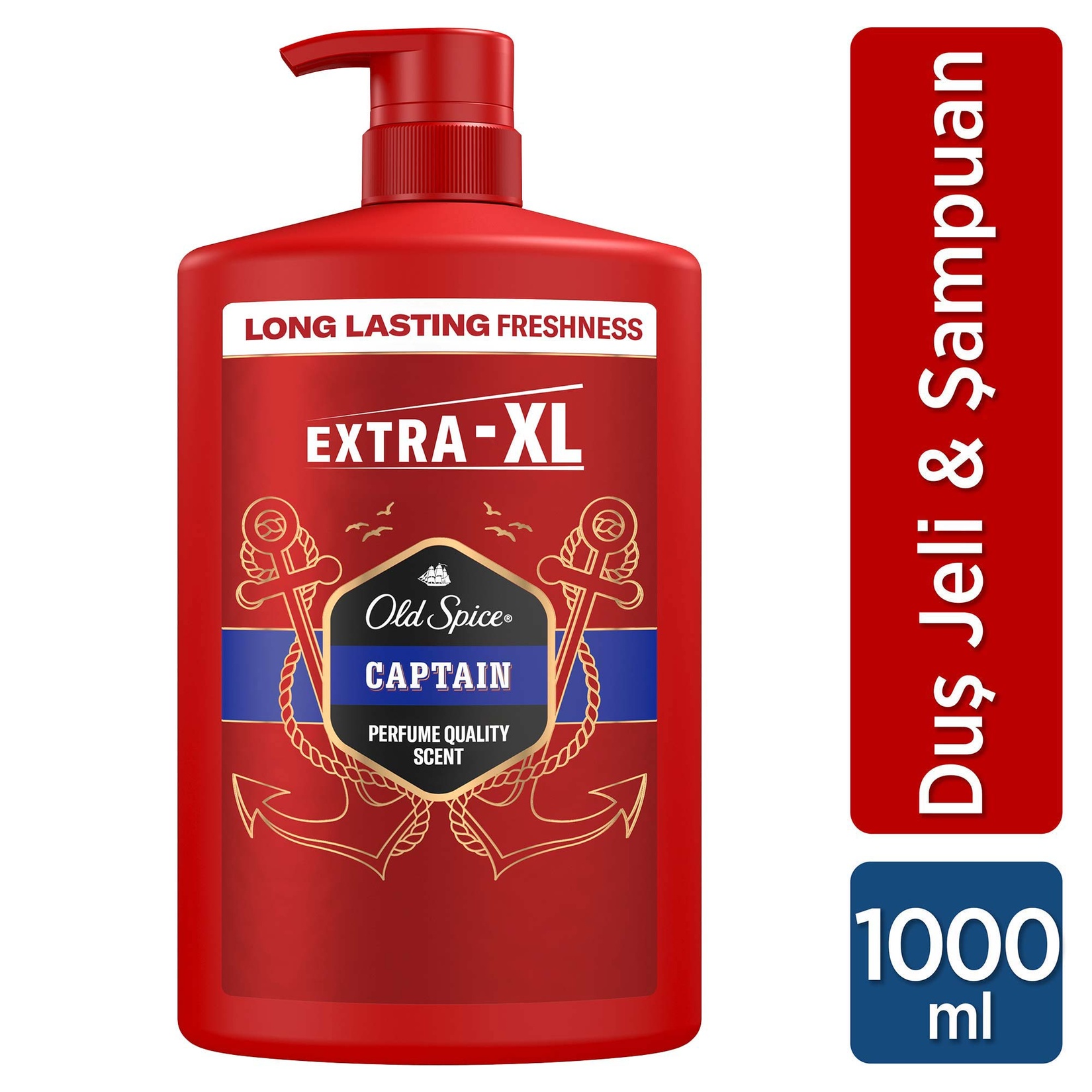 Old Spice Captain Duş Jeli & Şampuan 1000 Ml - Görsel 2