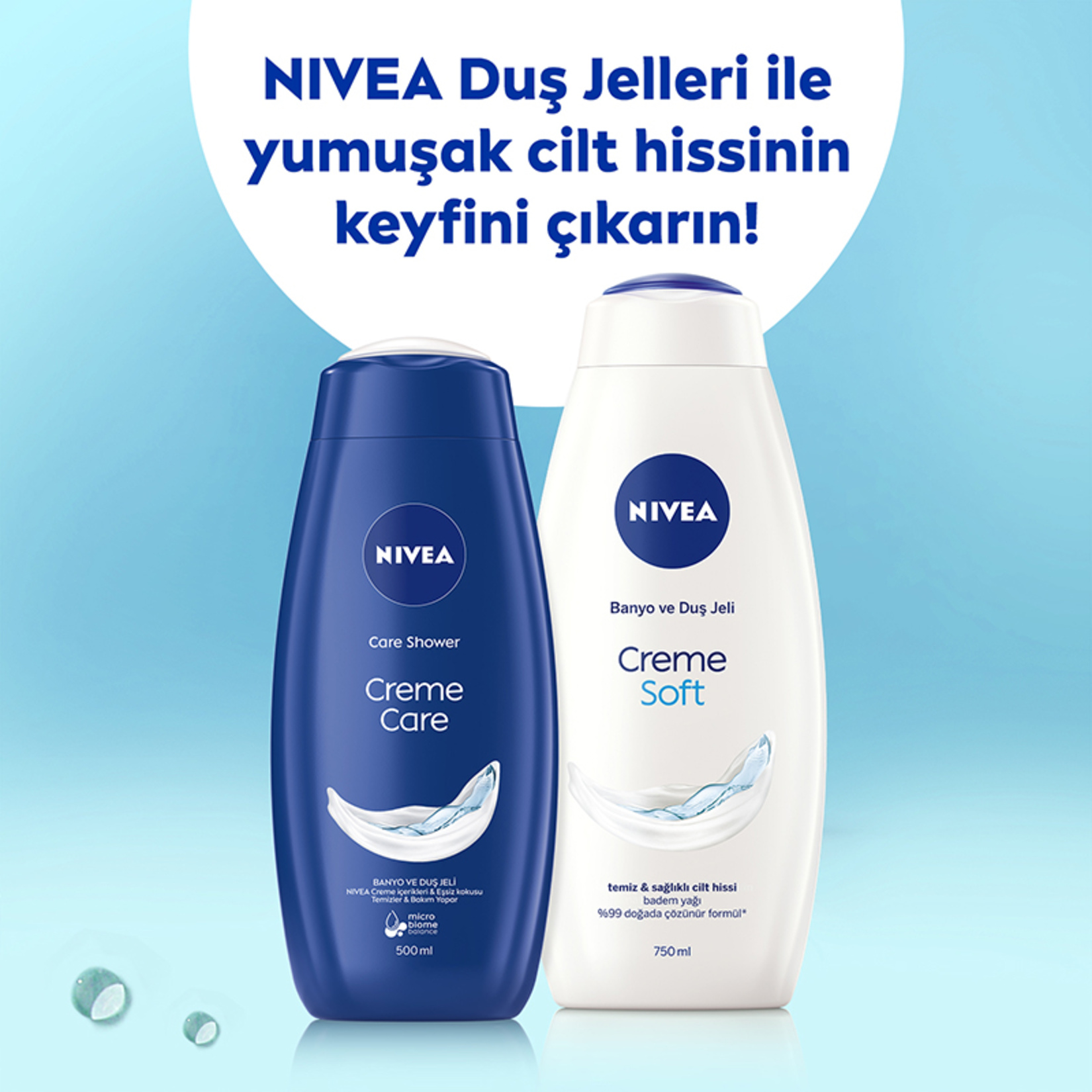 NIVEA Creme Soft Kremsi Dokunuş Duş Jeli 500 Ml - Görsel 6