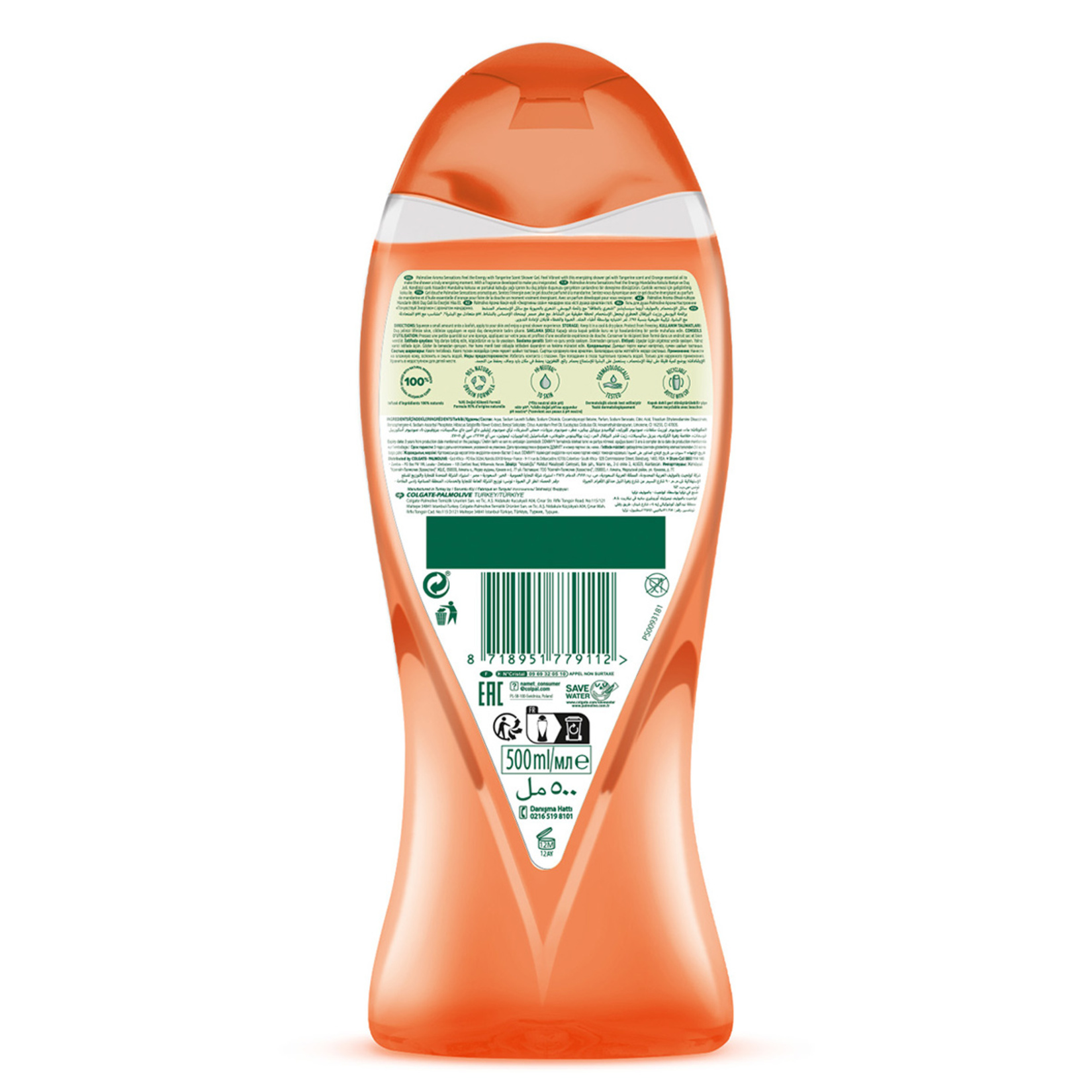 Palmolive Aroma Sensations Tangerine Duş Jeli 500 Ml - Görsel 2