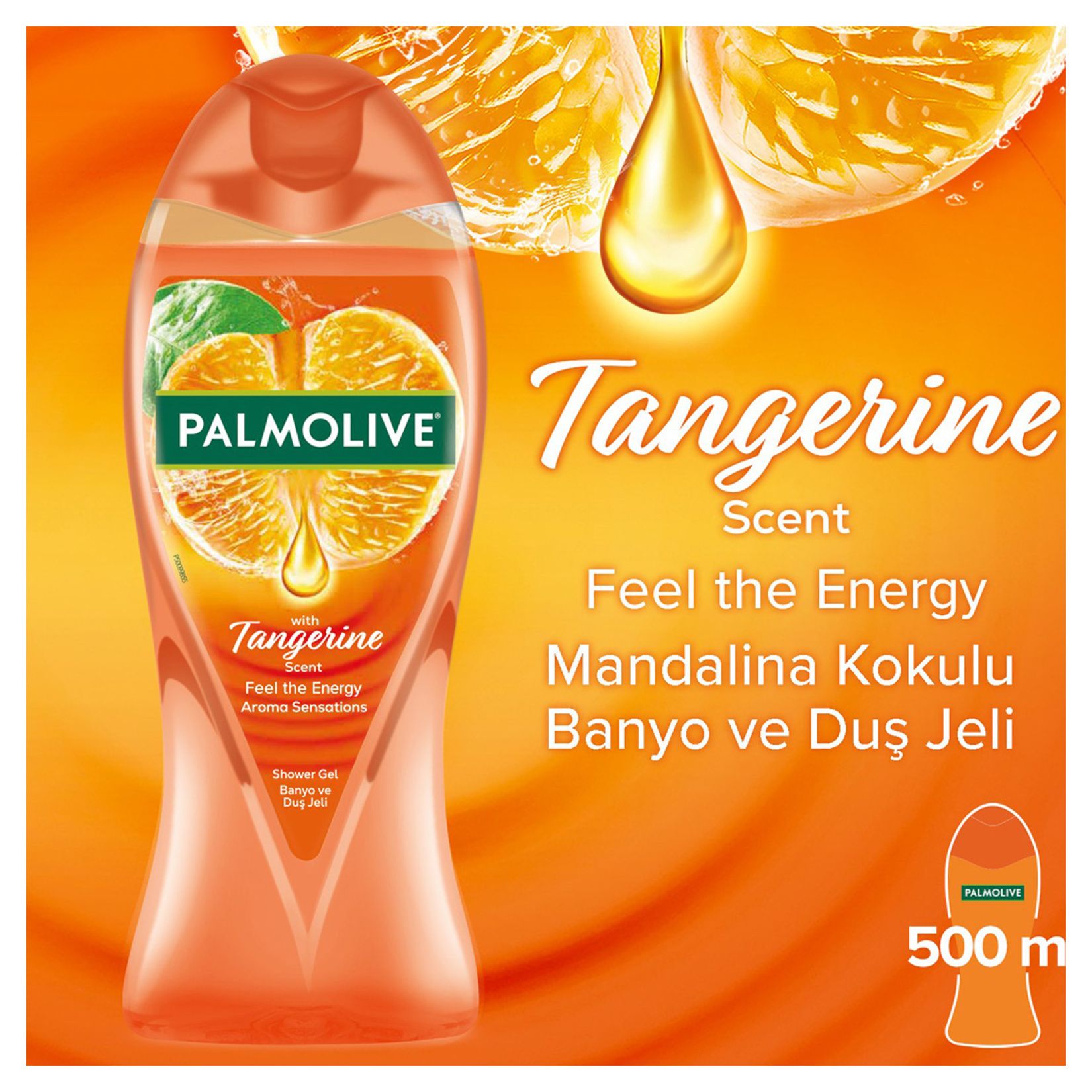 Palmolive Aroma Sensations Tangerine Duş Jeli 500 Ml - Görsel 4