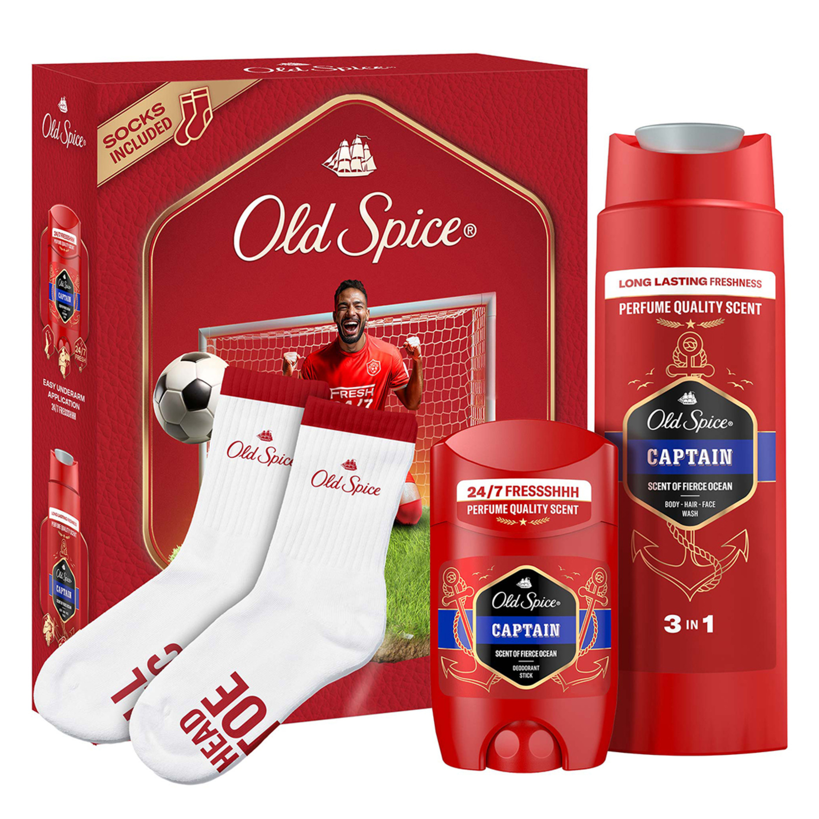 Old Spice Captain Çoraplı Hediye Kutusu 250 Ml + 50 Ml - Görsel 5
