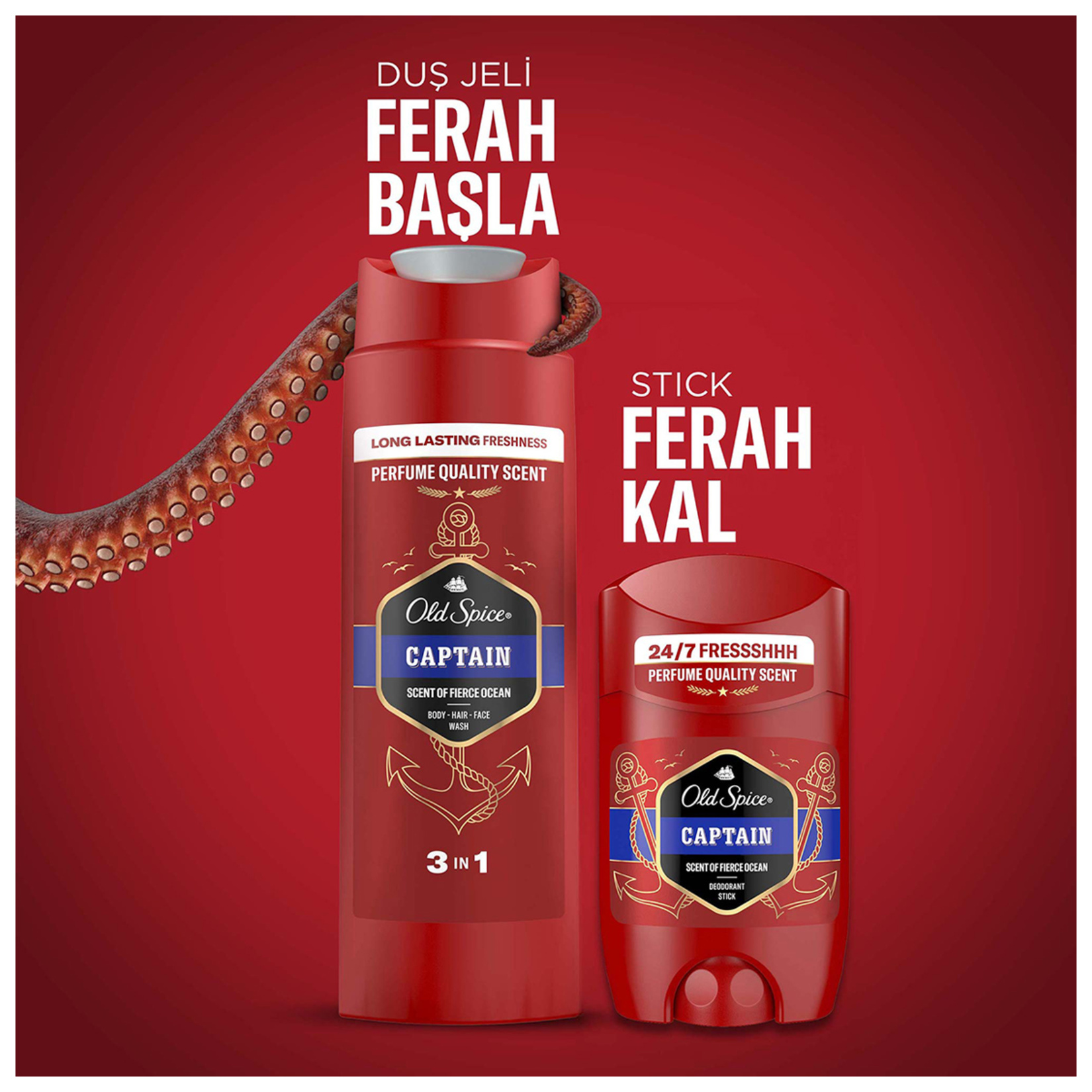 Old Spice Captain Çoraplı Hediye Kutusu 250 Ml + 50 Ml - Görsel 7