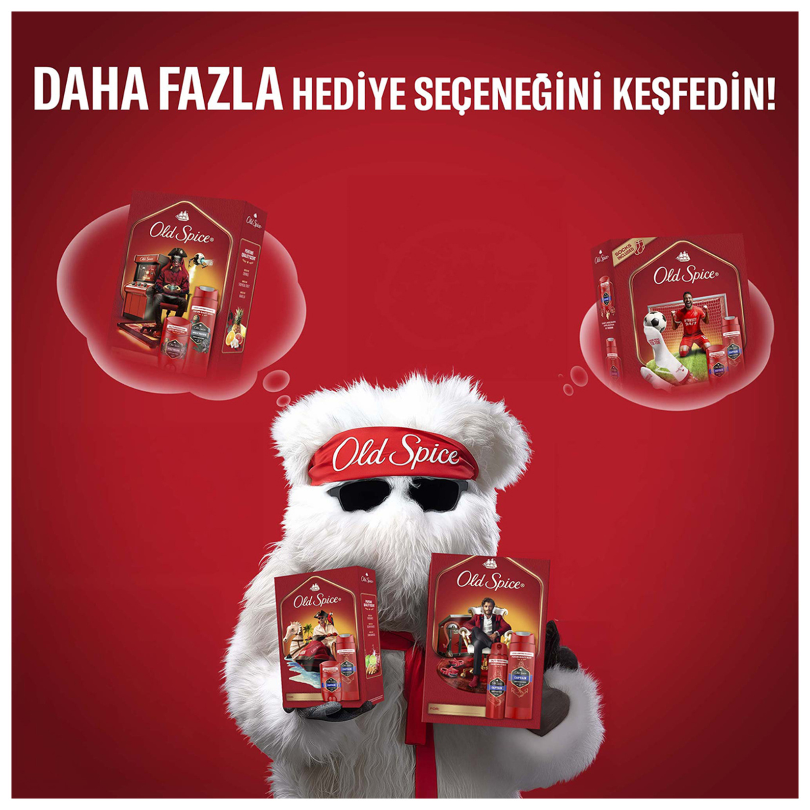 Old Spice Captain Çoraplı Hediye Kutusu 250 Ml + 50 Ml - Görsel 8