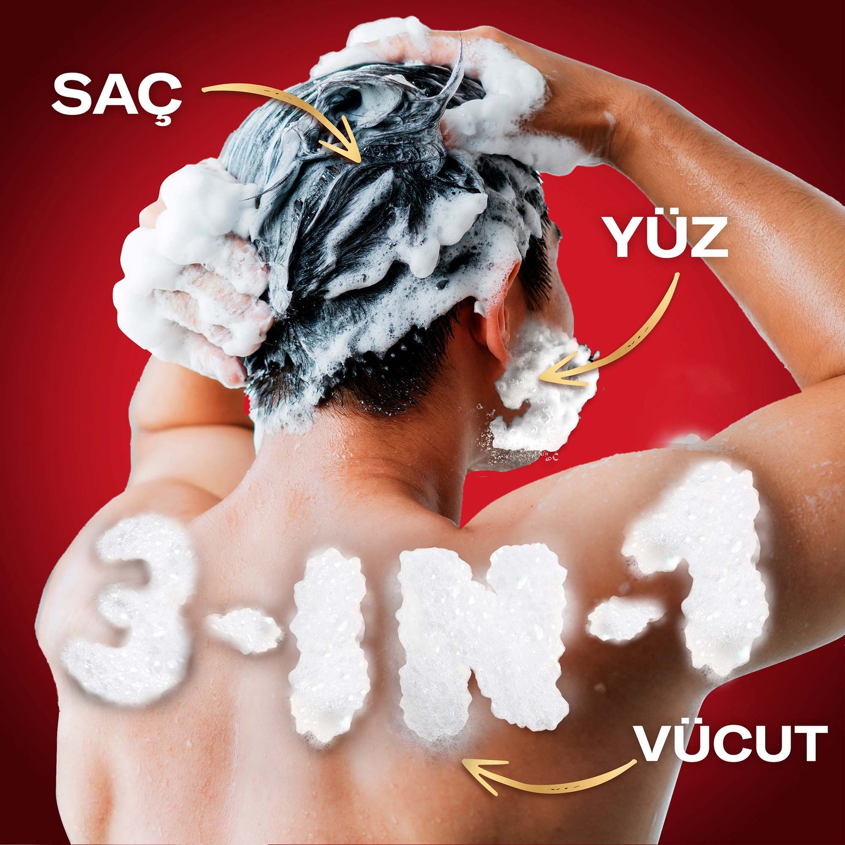 Old Spice White Water Erkek İçin Duş Jeli ve Şampuan 1 L - Görsel 6