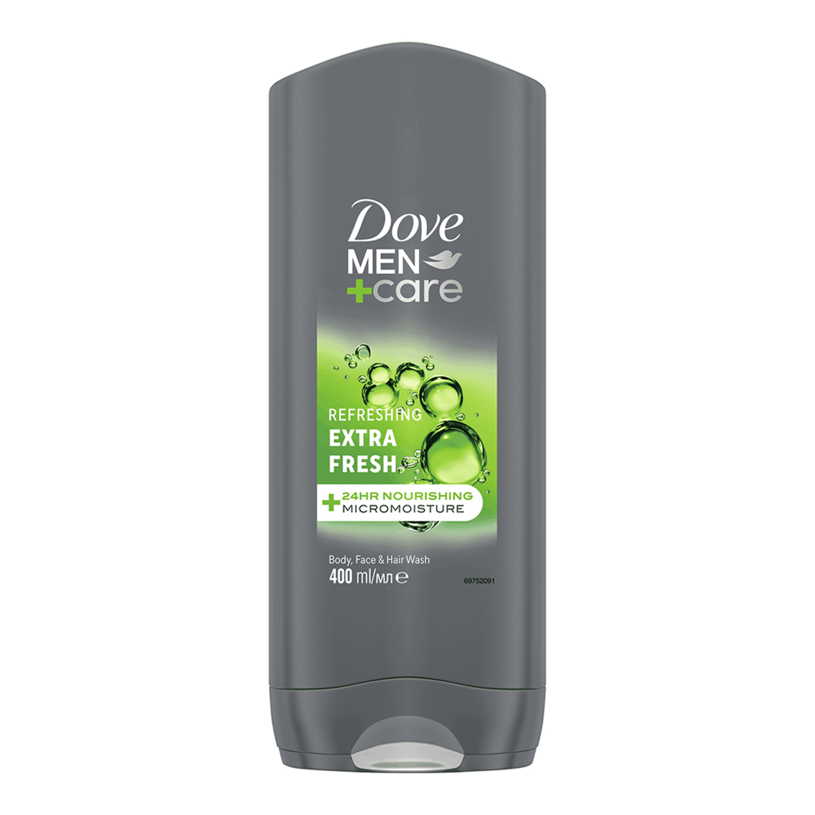 Dove Men +Care Extra Fresh Duş Jeli 400 Ml - Görsel 1
