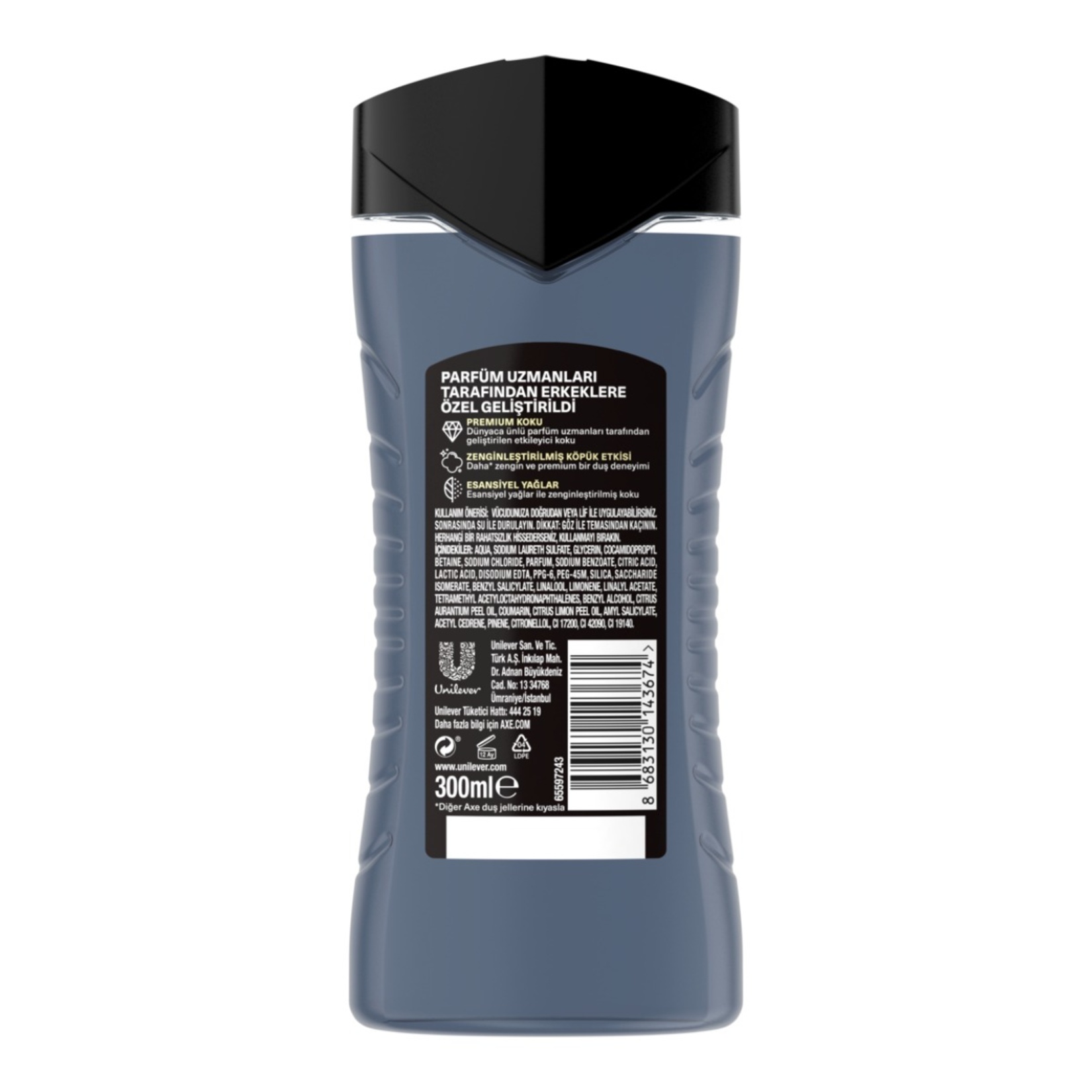 Axe Marshmallow Smoke Erkek Duş Jeli 300 Ml - Görsel 2