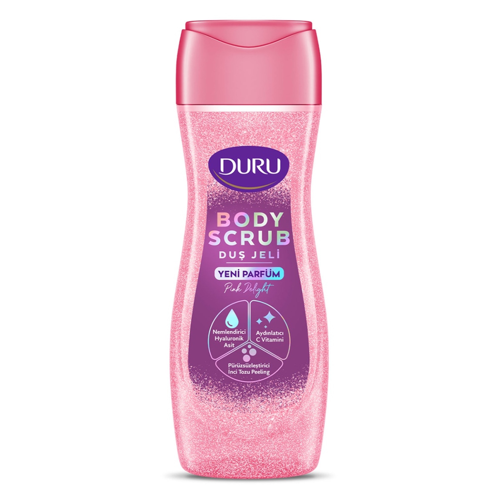 Duru Body Scrub Duş Jeli Pink Delight 650 Ml