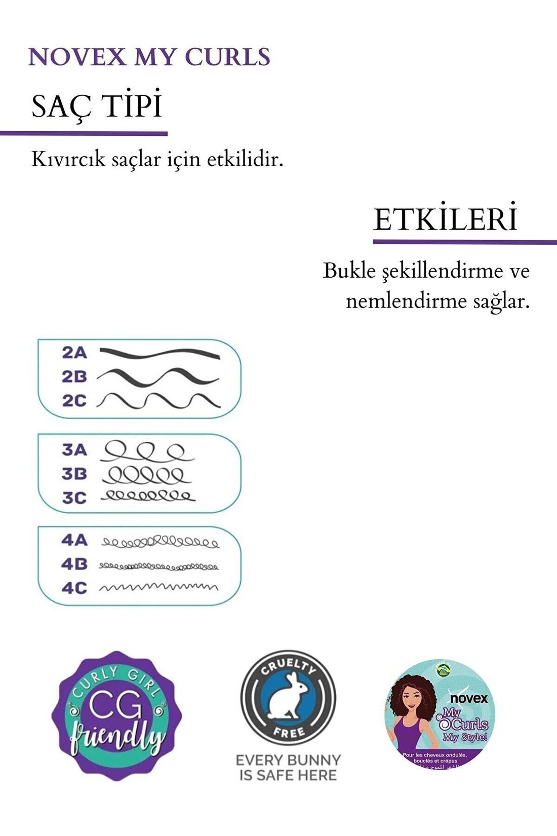 Novex Bukle Belirginleştirici Saç Kremi 300 Ml - Görsel 2