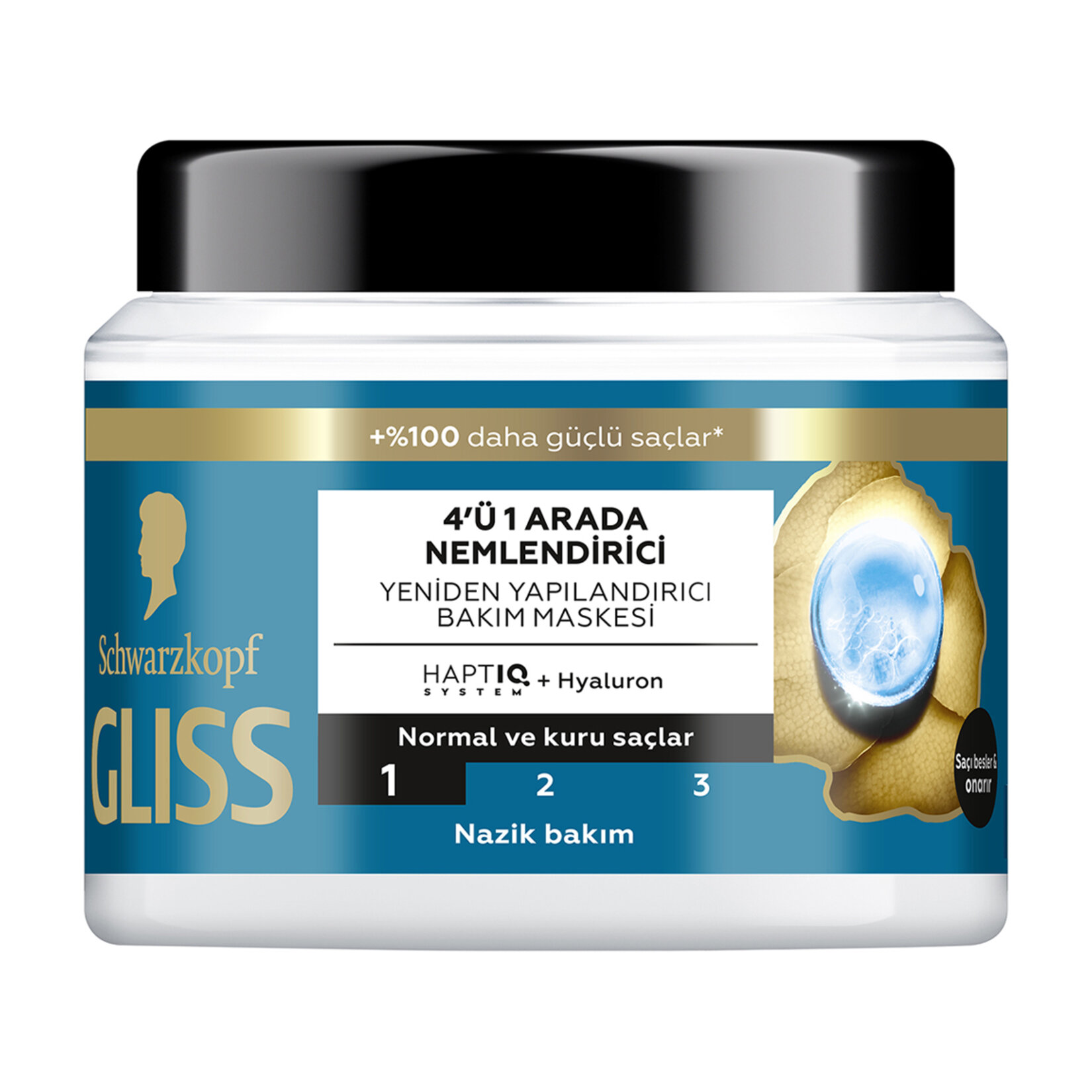 Gliss Aqua Revive Saç Bakım Maskesi 400 Ml - Görsel 1