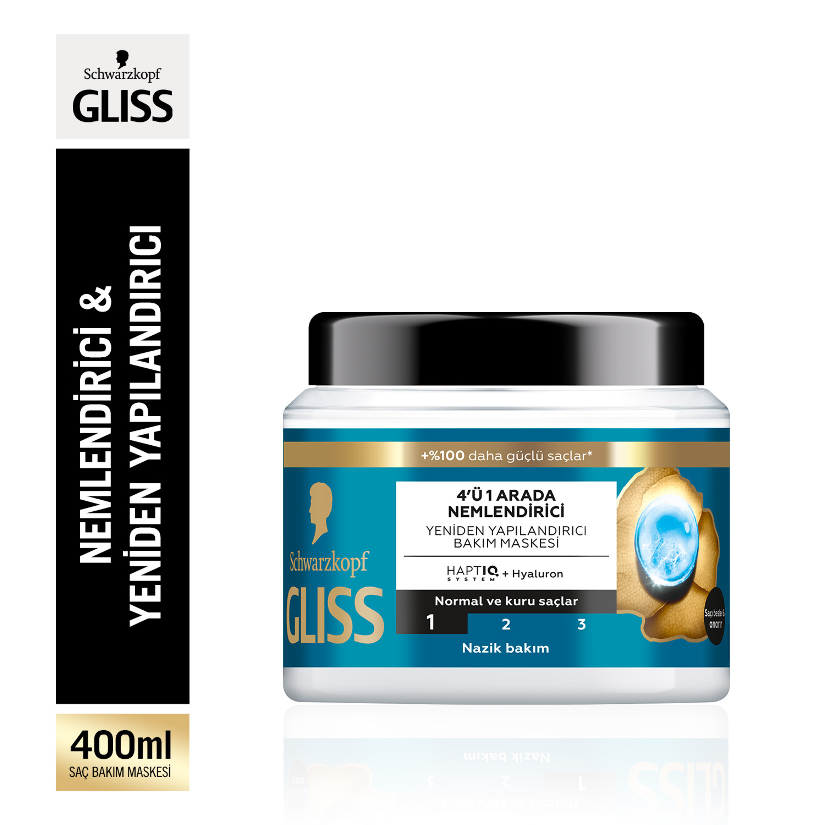 Gliss Aqua Revive Saç Bakım Maskesi 400 Ml - Görsel 3