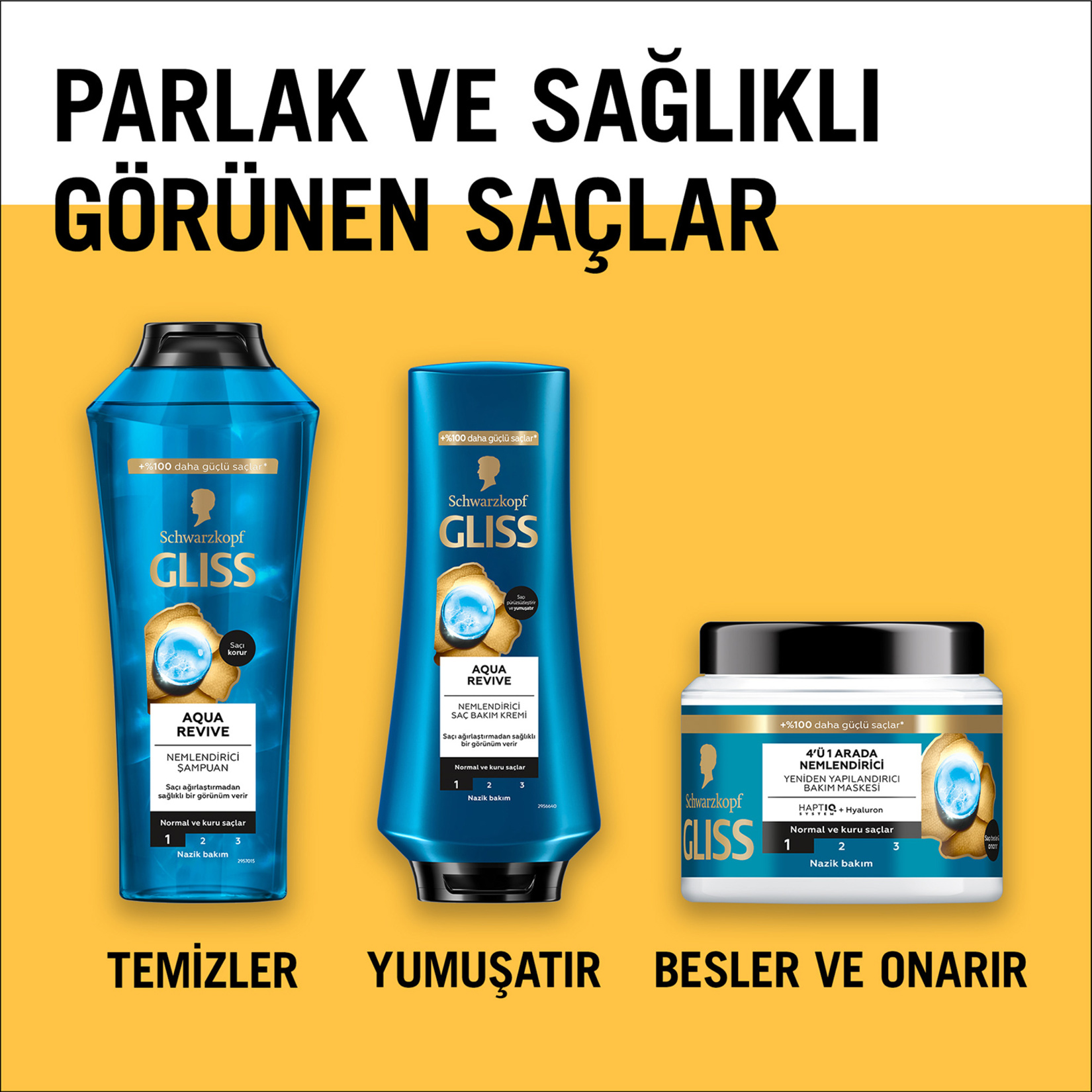 Gliss Aqua Revive Saç Bakım Maskesi 400 Ml - Görsel 7
