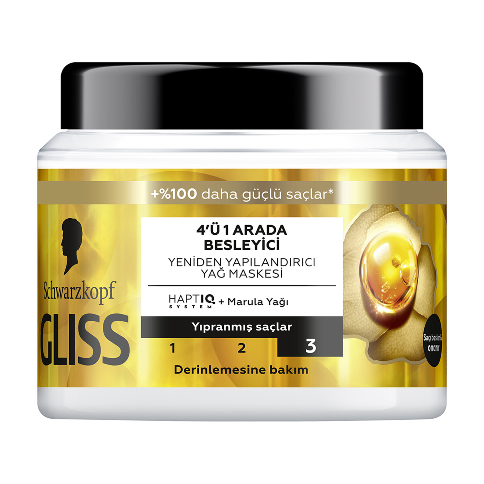 Gliss Nutritive Saç Bakım Maskesi 400Ml - Görsel 1