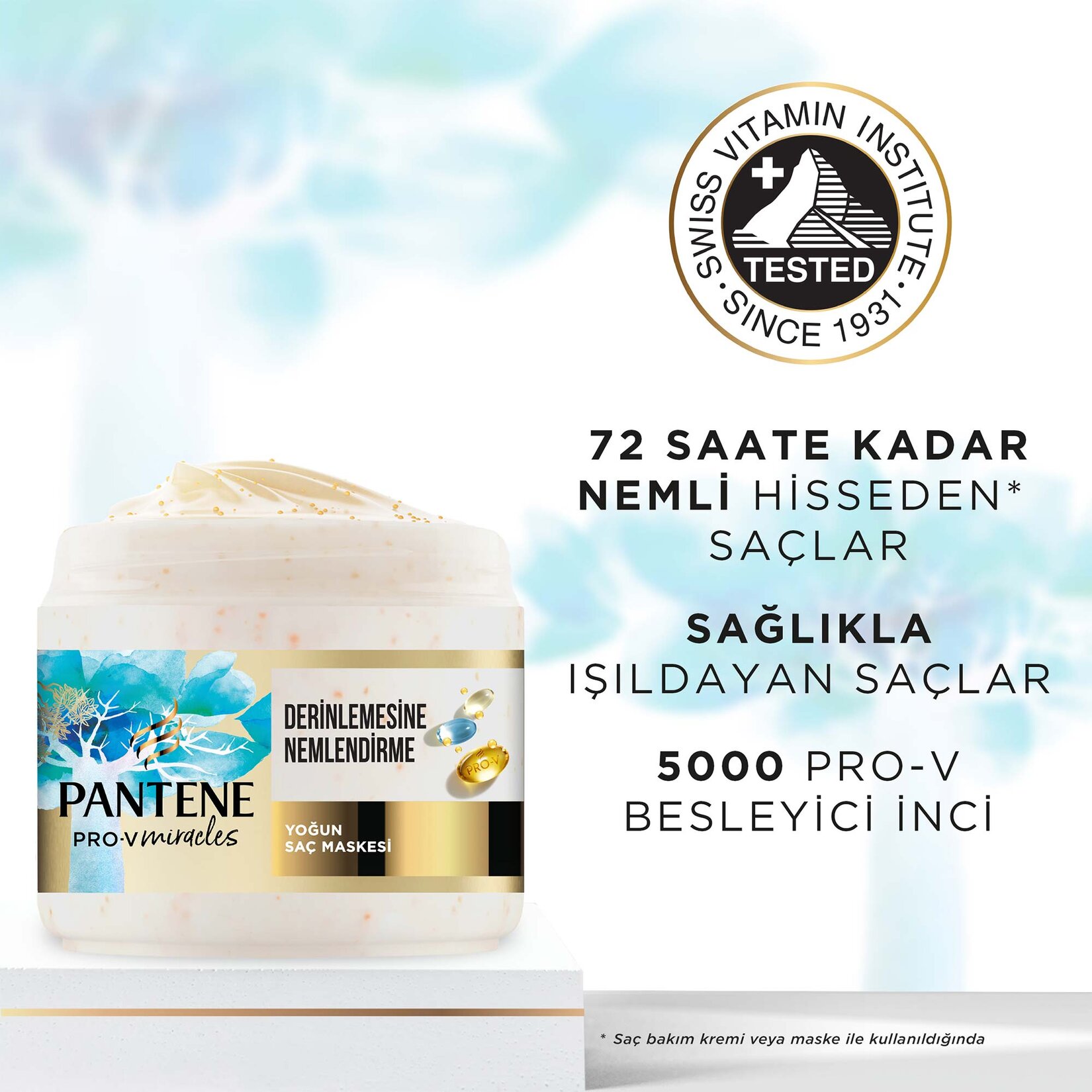 Pantene Miracles Hydra Glow Maske 300 Ml - Görsel 5