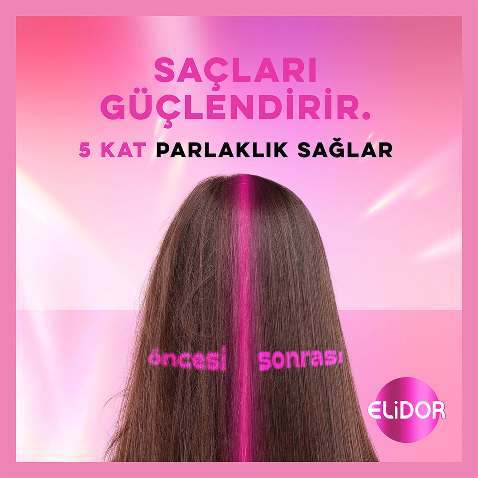 Elidor Saç Bakım Kremi Ultra Işıltı 350 Ml - Görsel 4