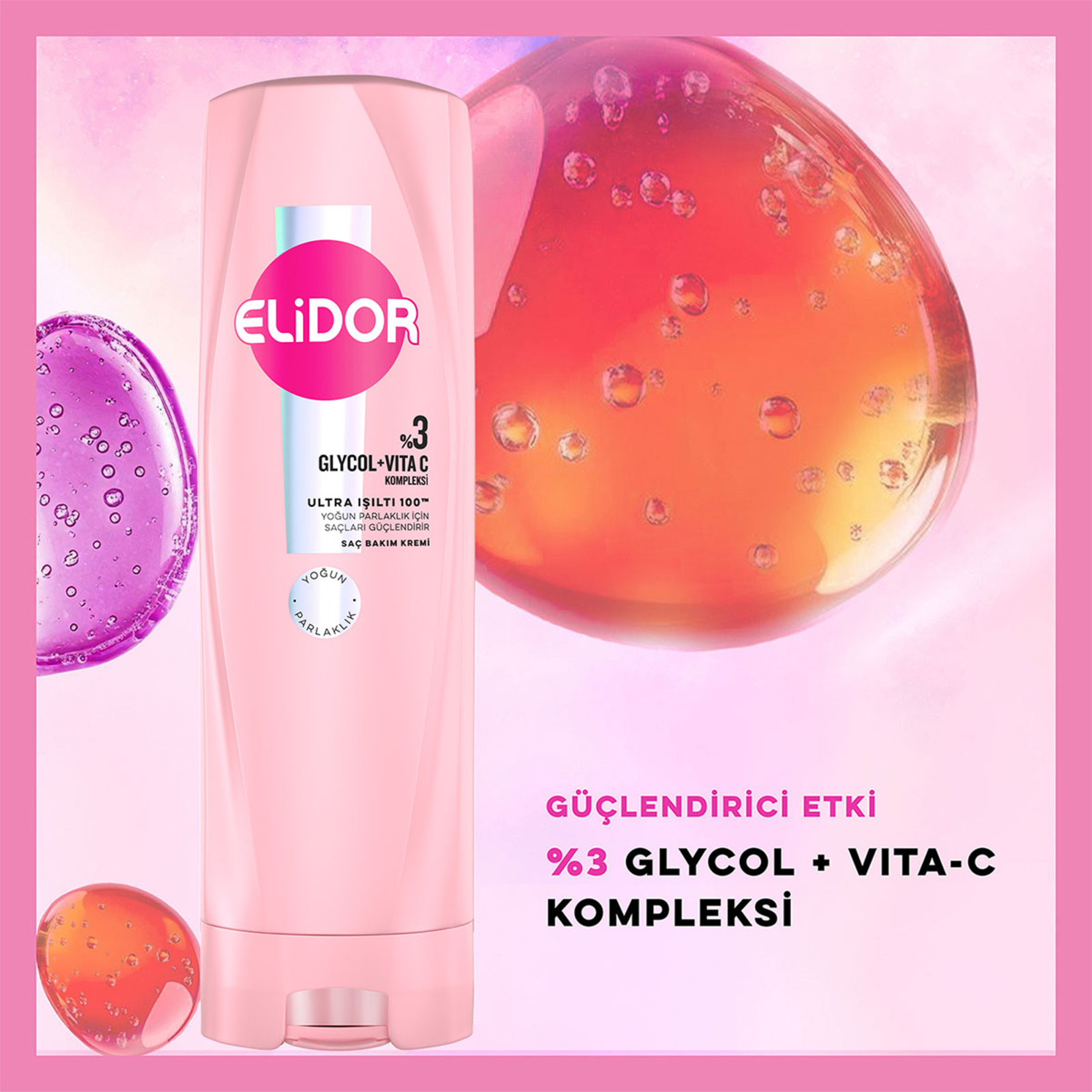 Elidor Saç Bakım Kremi Ultra Işıltı 350 Ml - Görsel 5