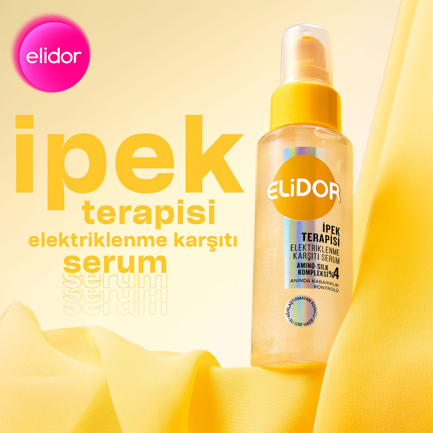 Elidor İpek Terapisi Elektriklenme Karşıtı Serum 80 Ml - Görsel 2