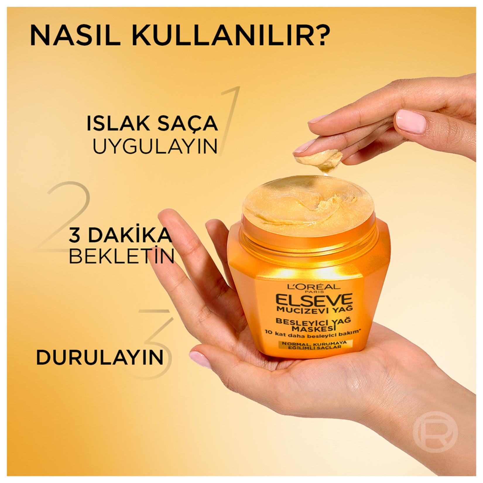 Elseve Mucizevi Yağ Maske 300 Ml - Görsel 3