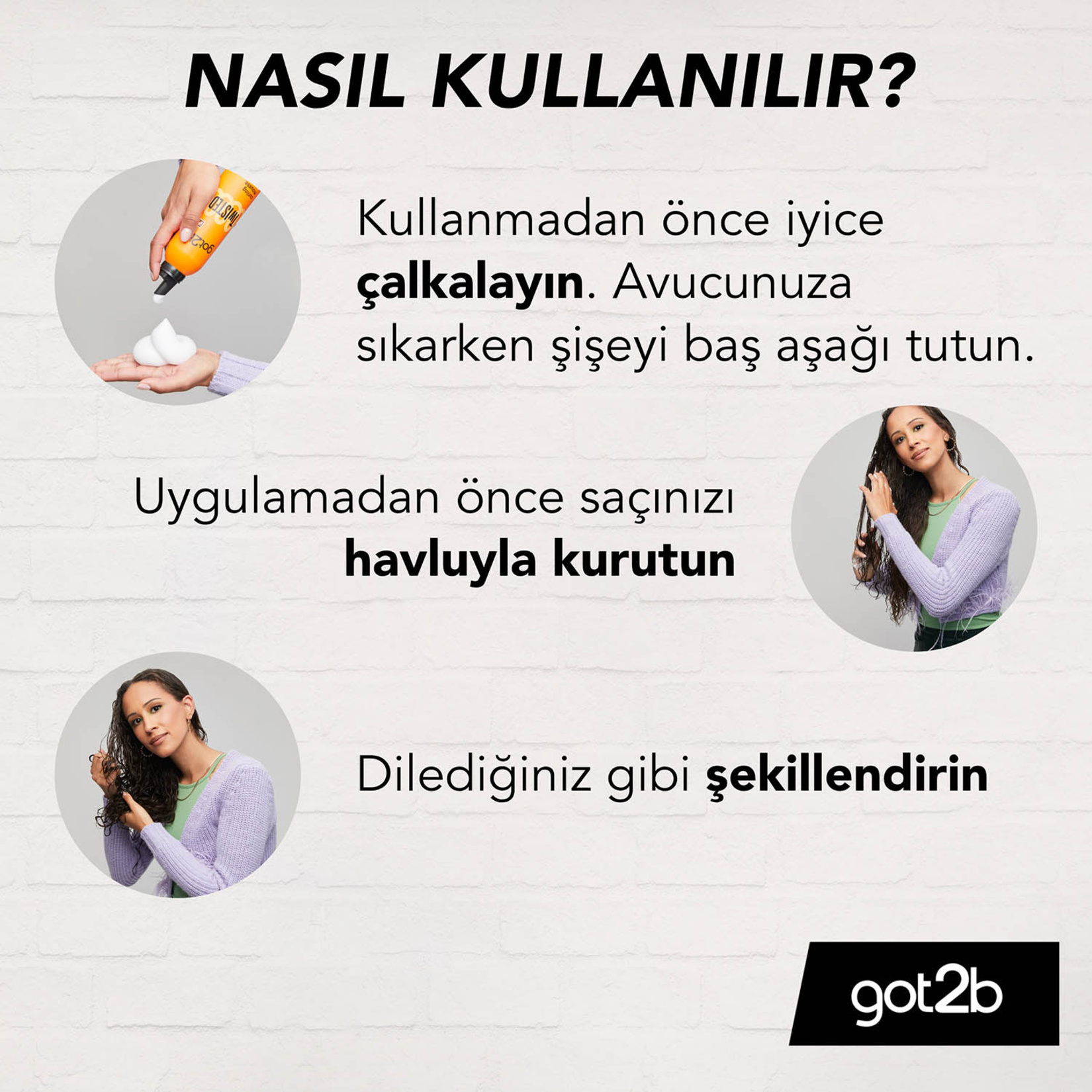 Got2b Twisted Bukle Belirginleşen Saç Köpüğü 250 Ml - Görsel 5