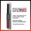 L'Oréal Paris Infaillible 2-Step 24 Saat Kalıcı Likit Ruj & Balm - 215 Wine Oclock - Görsel 2