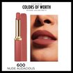 L'Oréal Paris Color Riche Colors of Worth Intense Volume Matte Ruj - 600 Nude Audacious - Görsel 4