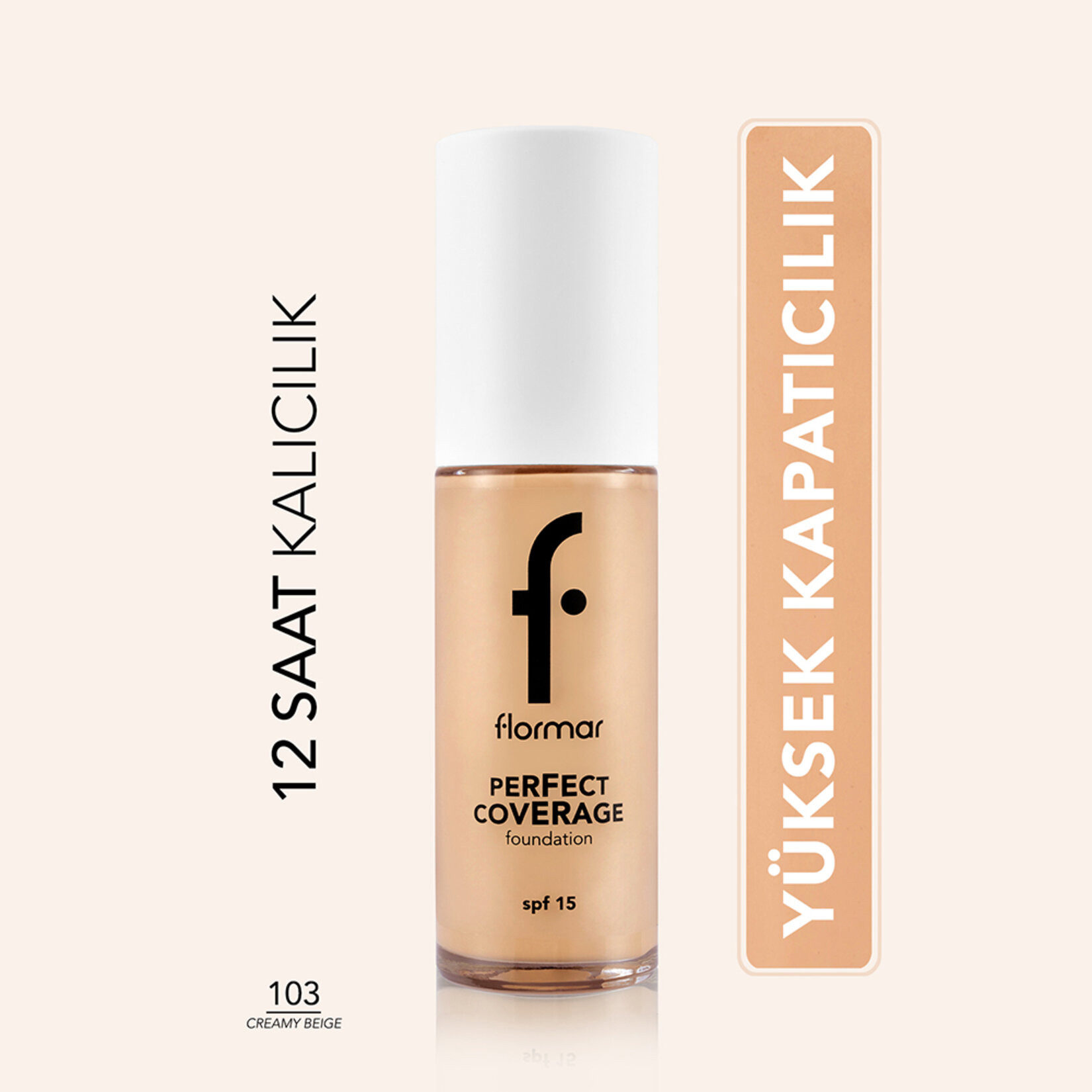 Flormar Perfect Coverage Fondöten - 103 - Görsel 2