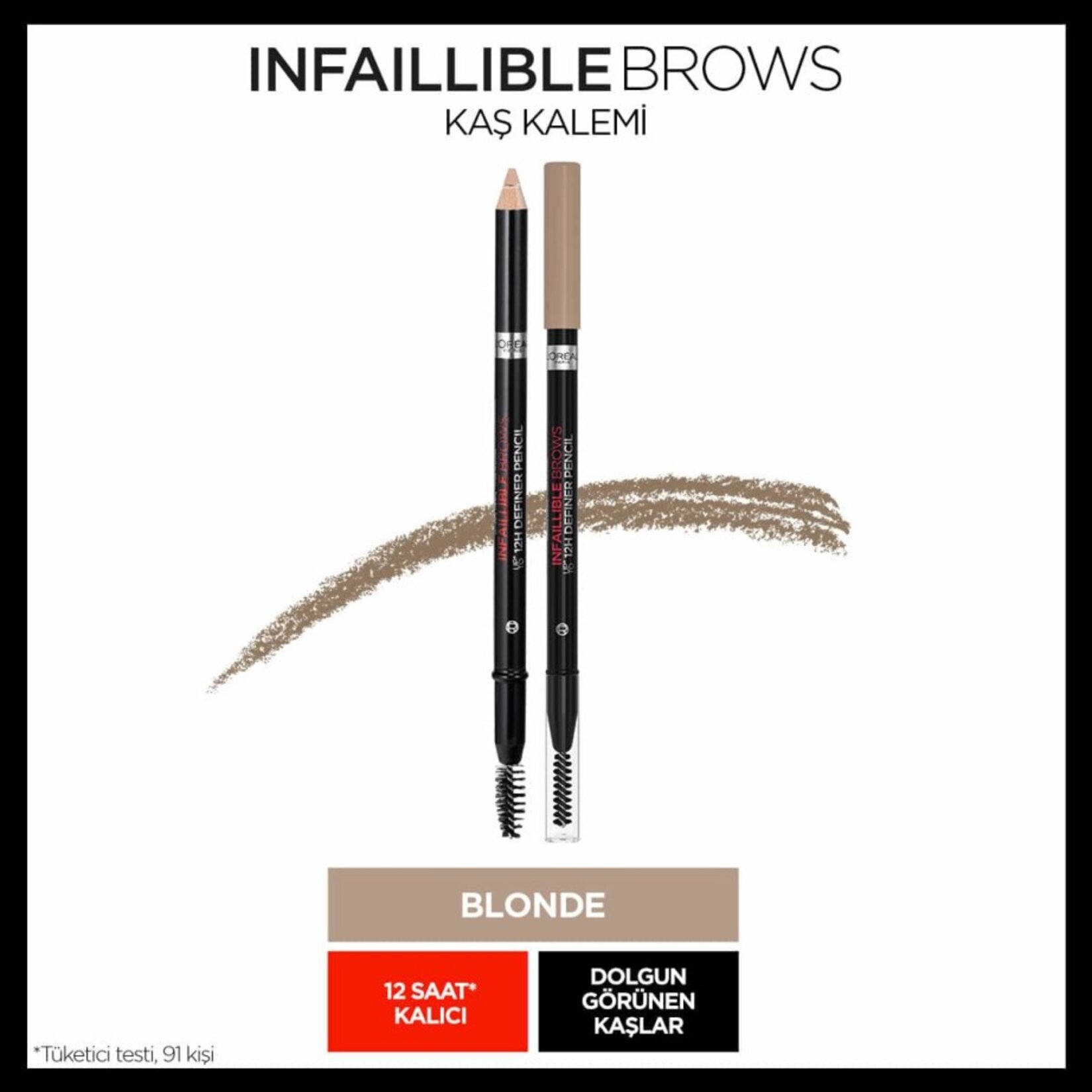 L'Oréal Paris Infaıllıble Brows Kaş Kalemi 07 Blonde - Görsel 2