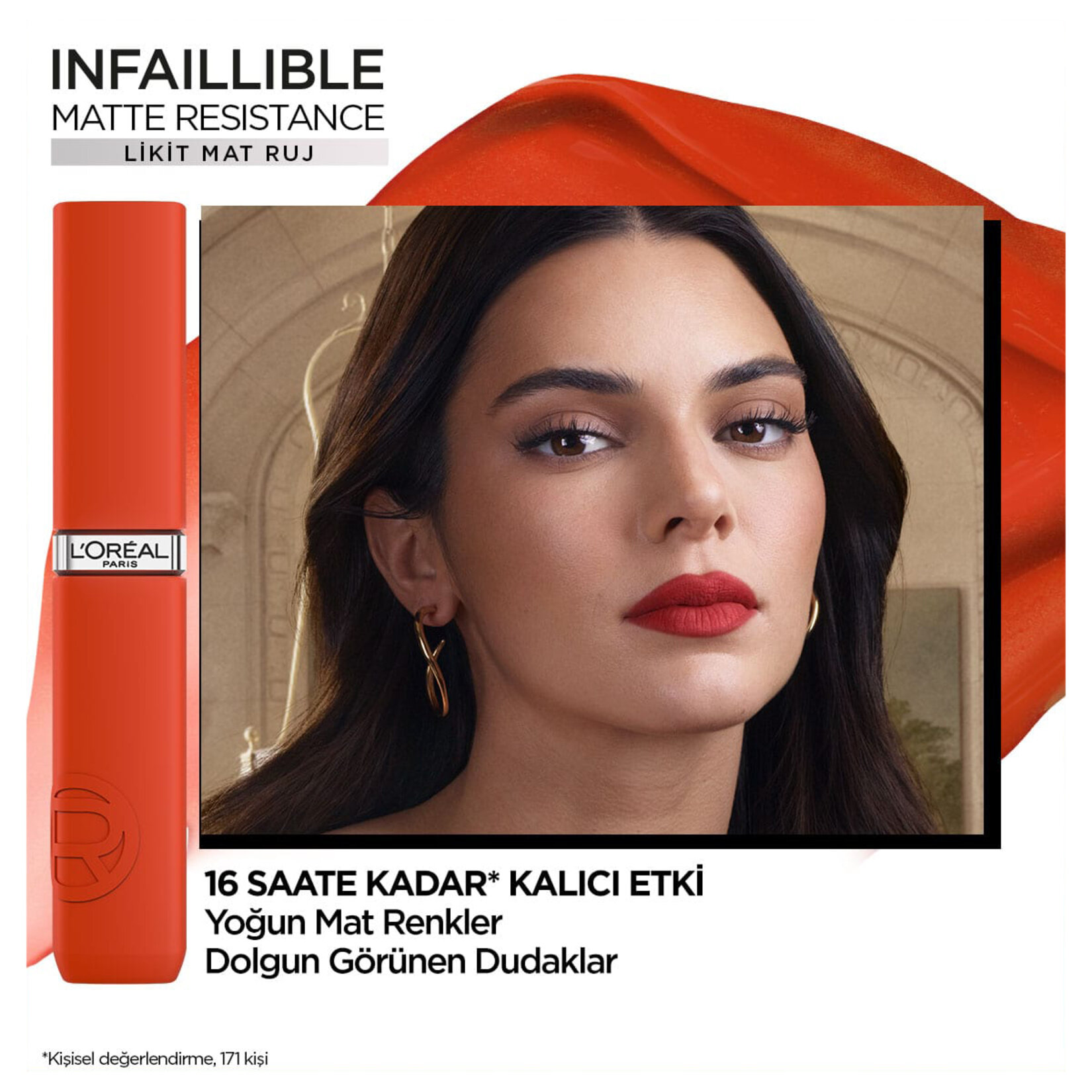 L'Oreal Paris Matte Resistance Likit Mat Ruj 400 Spill Tea - Görsel 4