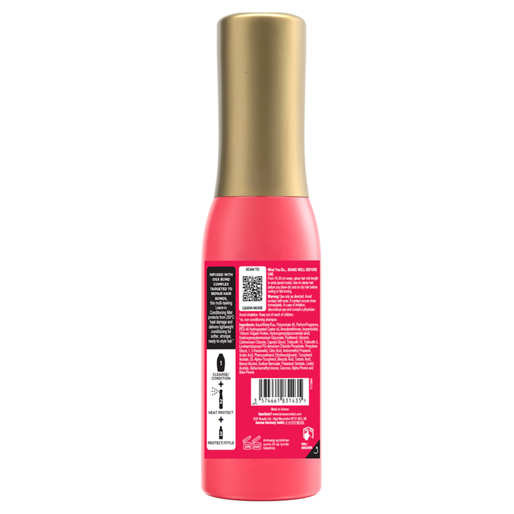 Ogx Bond Protein Repair Isı Koruyucu Sprey 193 Ml - Görsel 2