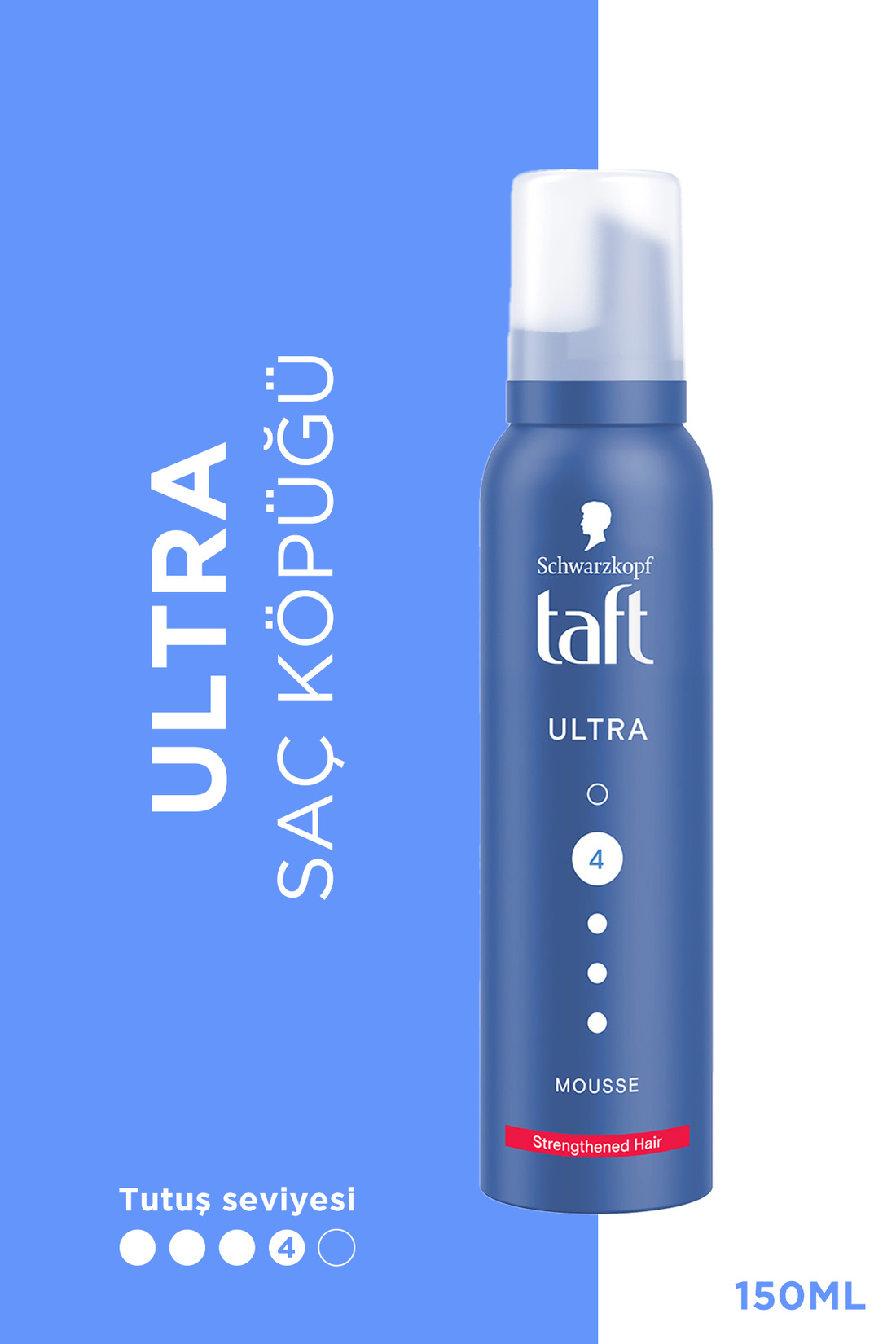 Taft Saç Köpüğü Ultra 150 Ml - Görsel 2