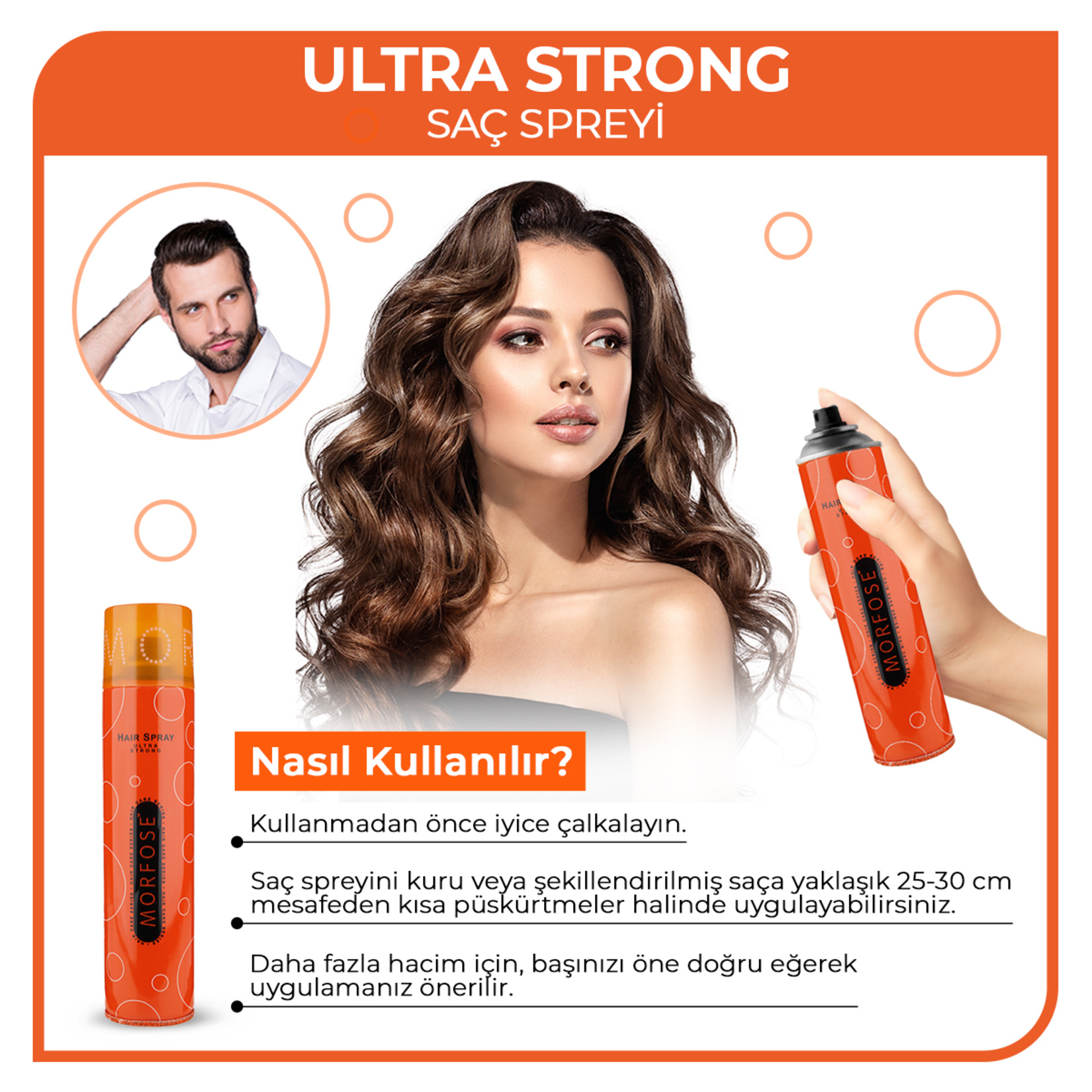 Morfose Ultra Strong Saç Spreyi 250 ml - Görsel 4
